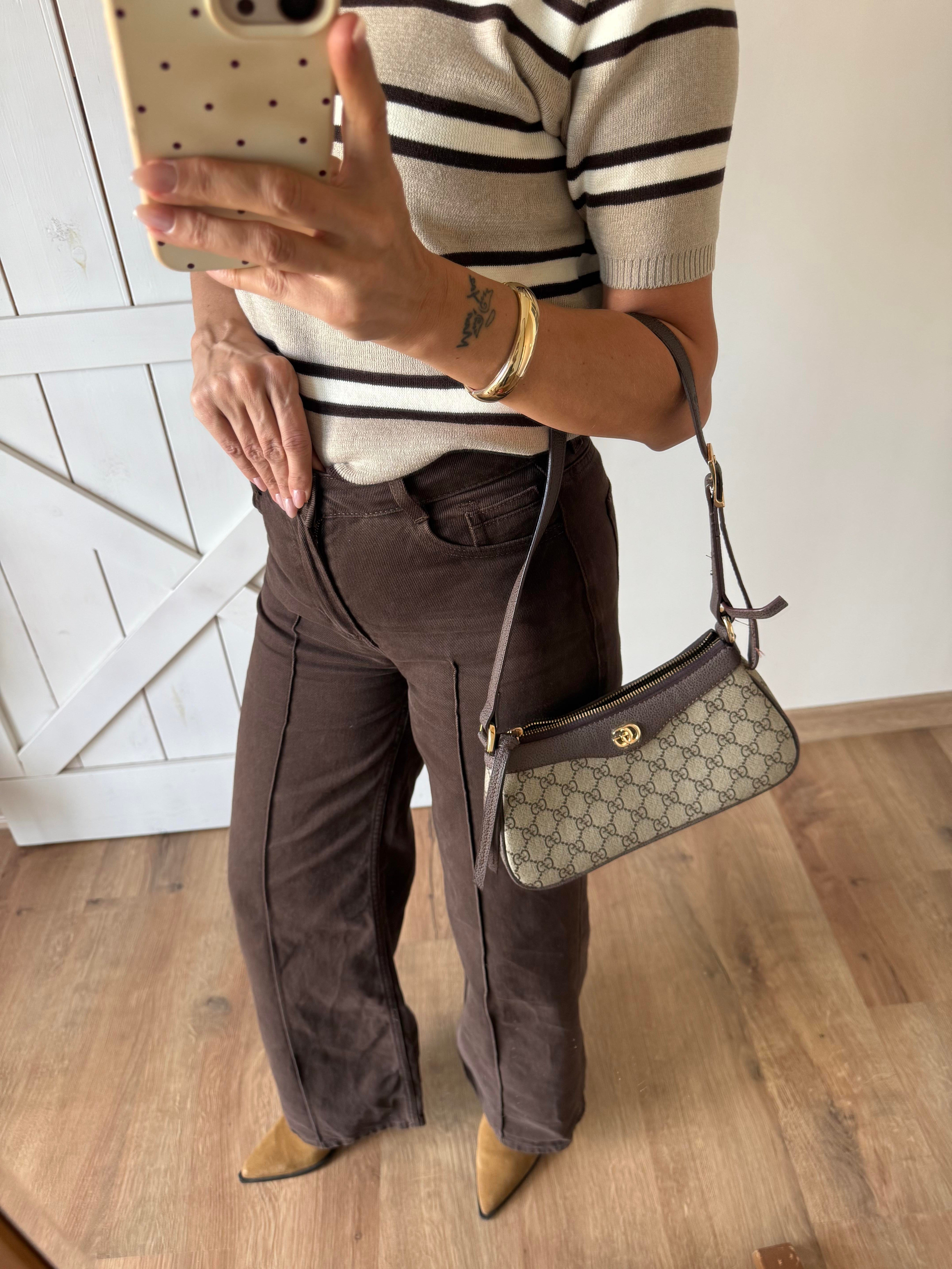 Önü Çimalı Zr Acı Kahve Jean