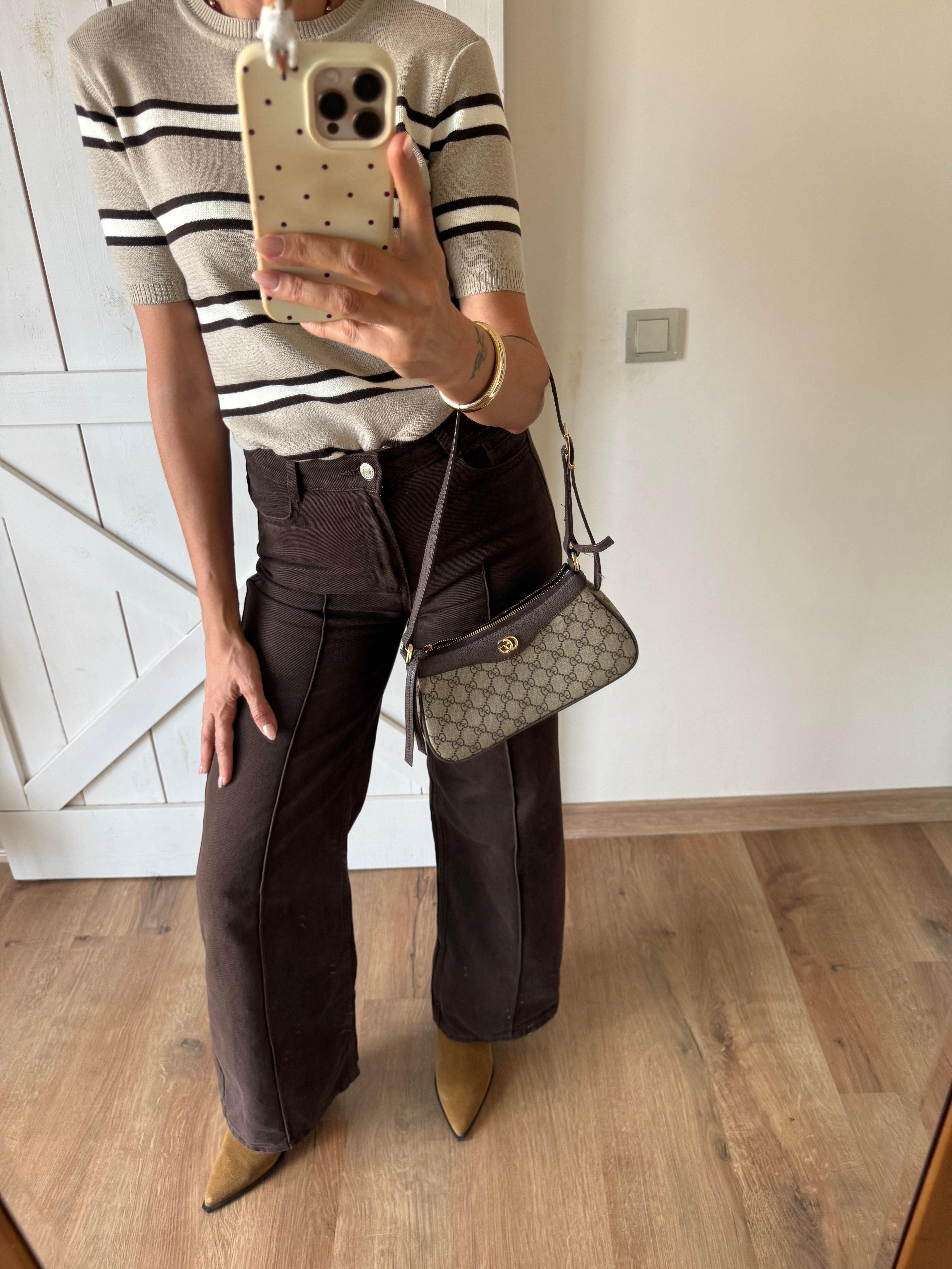 Önü Çimalı Zr Acı Kahve Jean