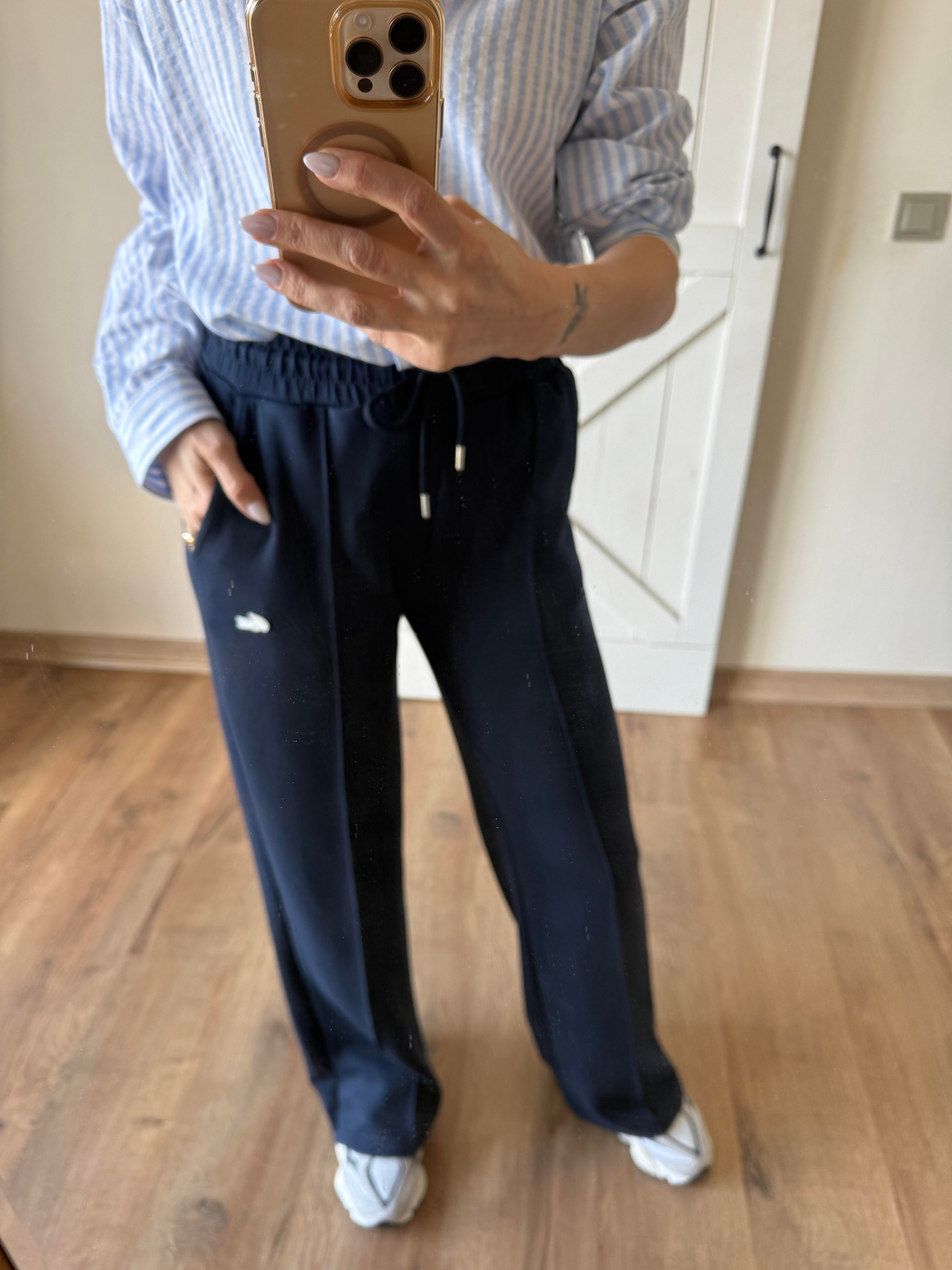 Önü Dikişli Laciver Pantolon