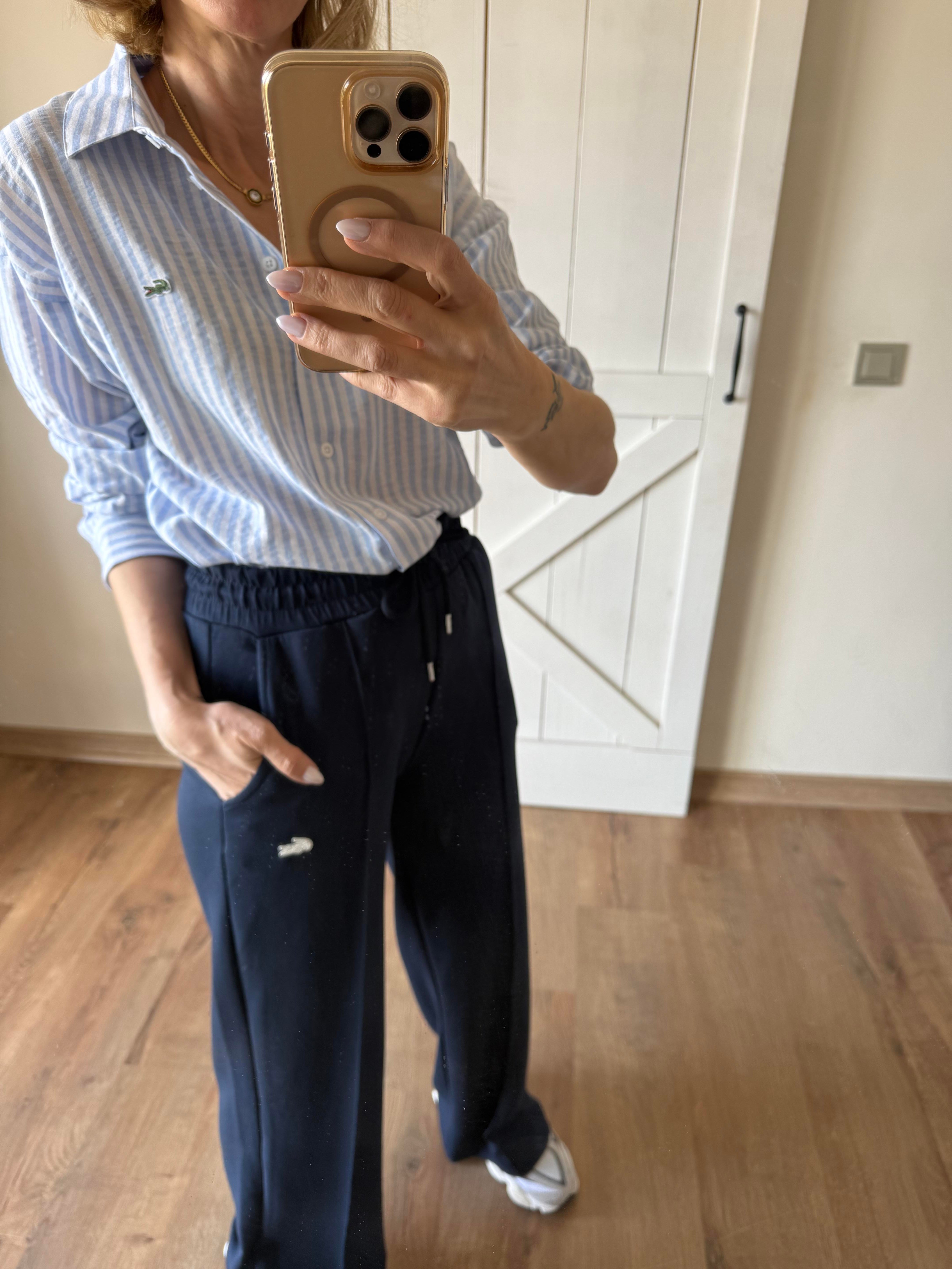 Önü Dikişli Laciver Pantolon