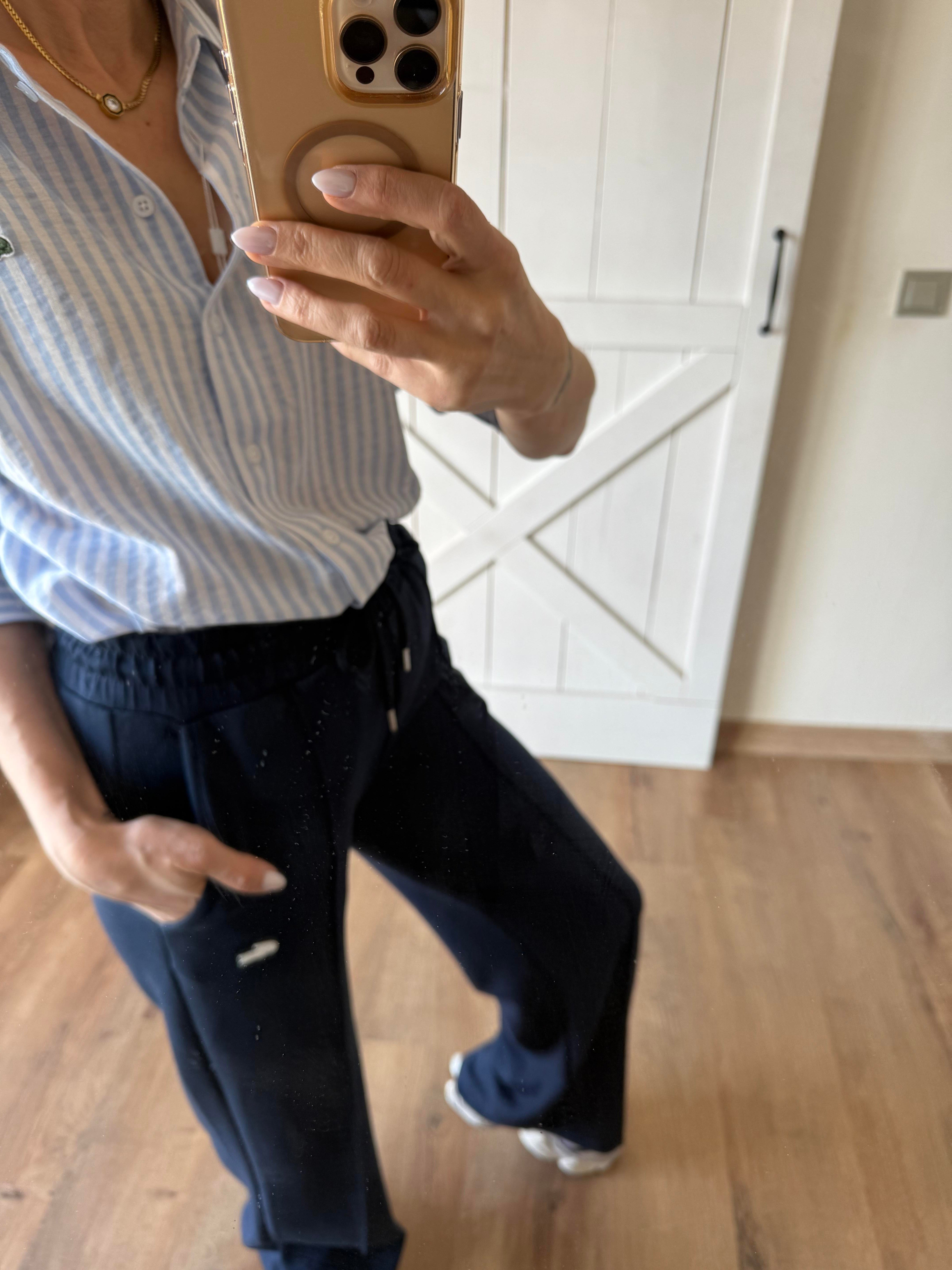 Önü Dikişli Laciver Pantolon