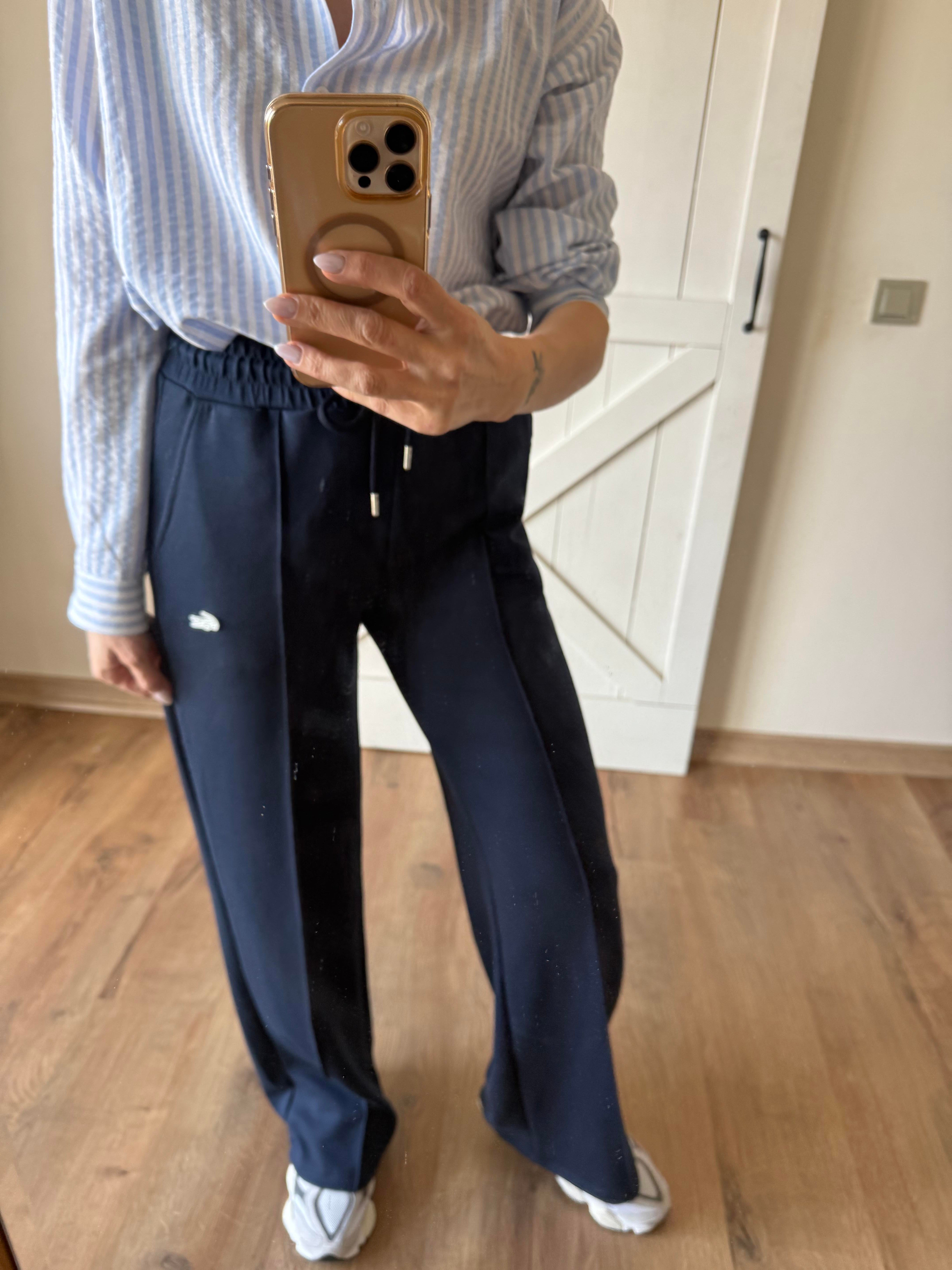 Önü Dikişli Laciver Pantolon