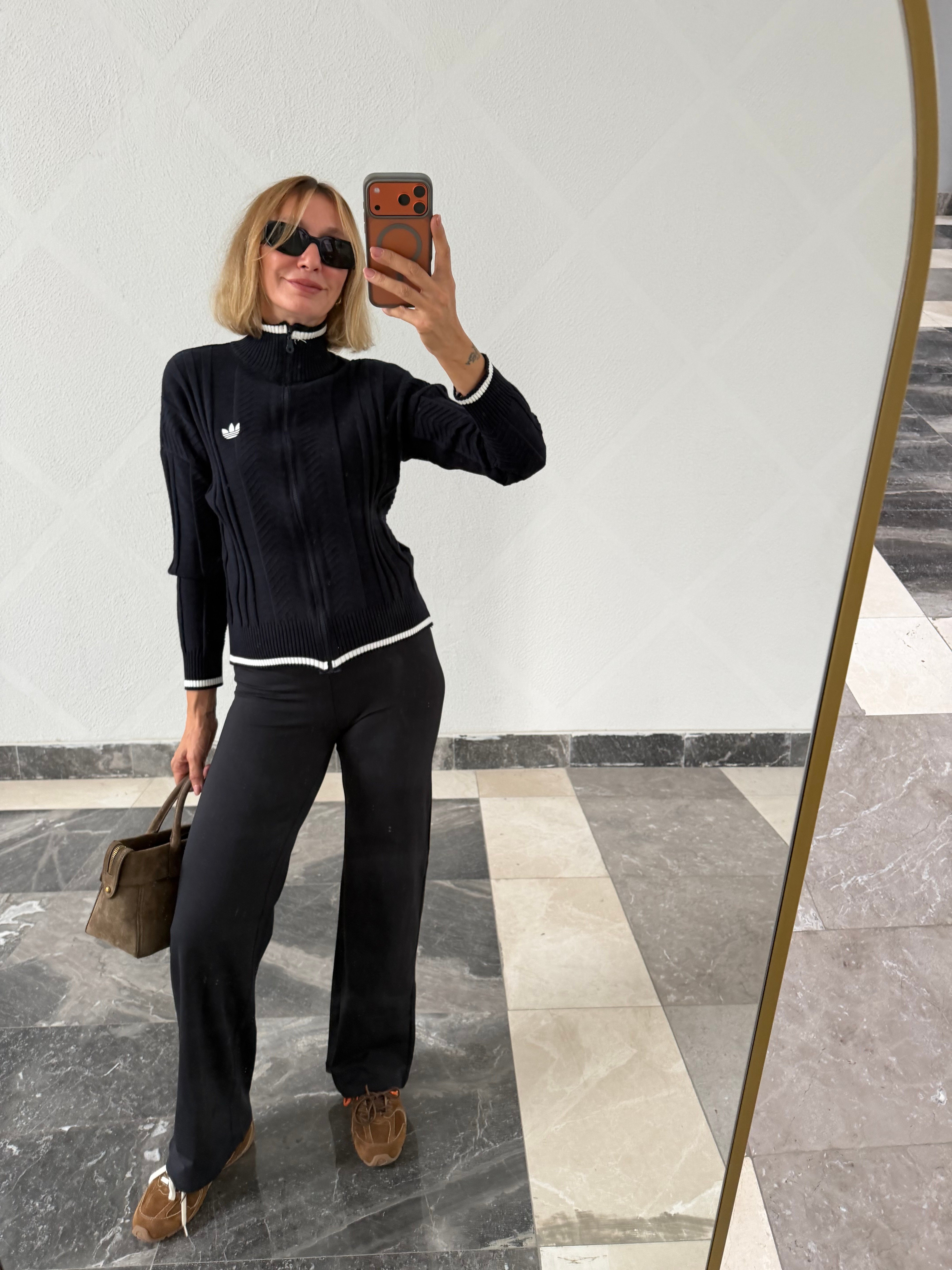 Originals Fermuarlı Lacivert Hırka Sweat