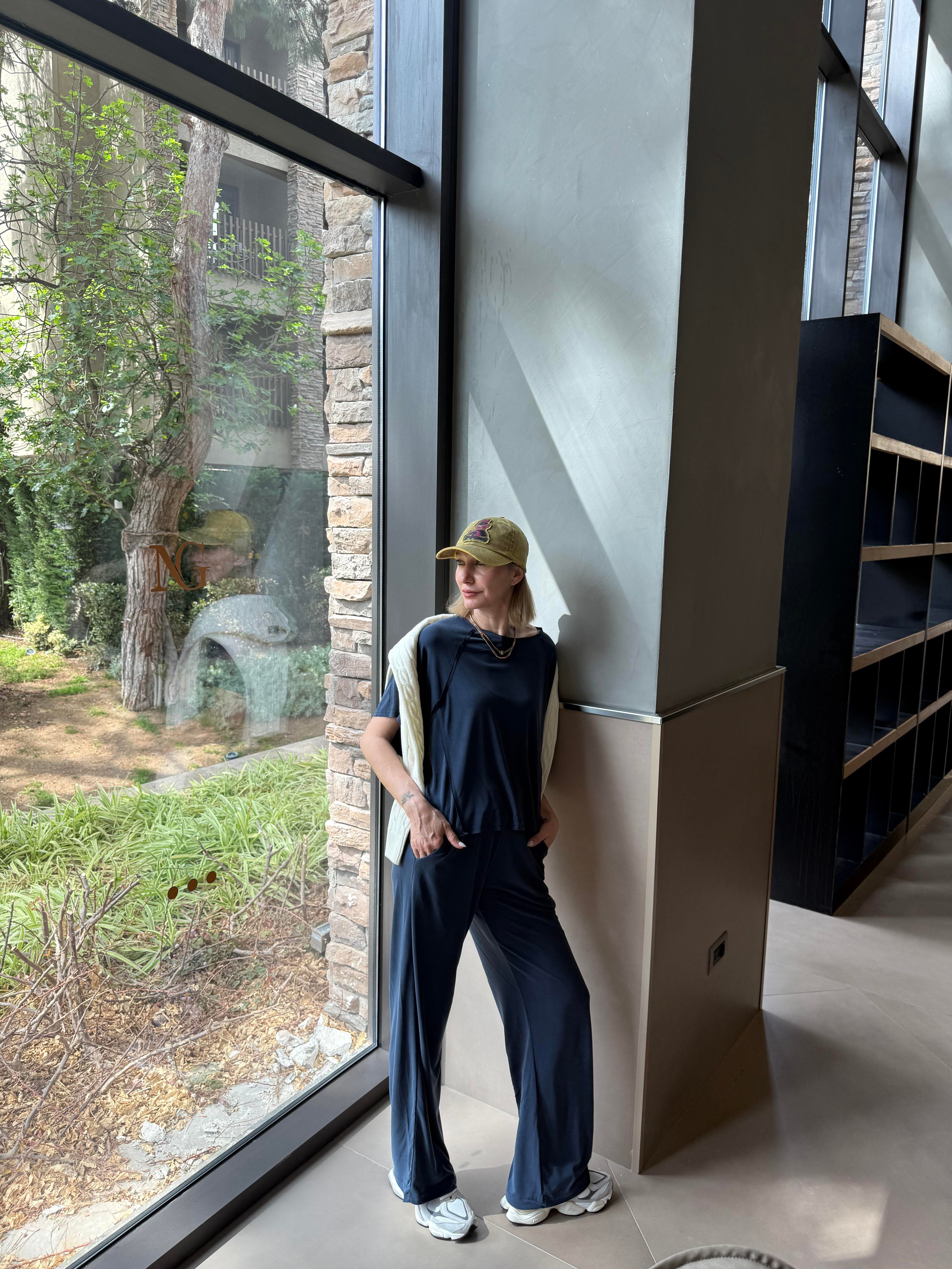 Oyh Oversize Modal Tshirt Eşofman Alt Takım