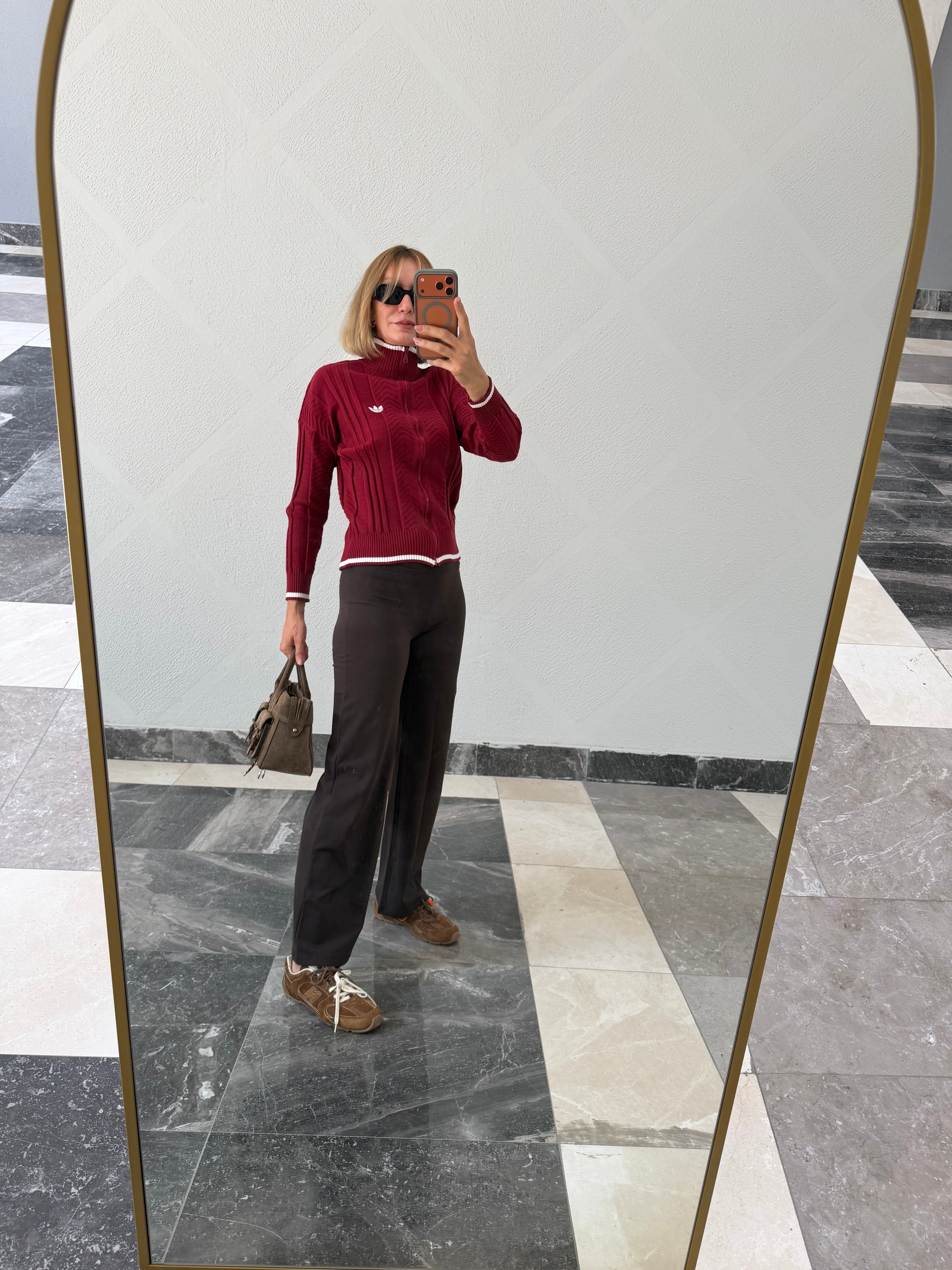 Oyş Kahve Comfortlux Yüksek Belli Düz Kesim Pantolon