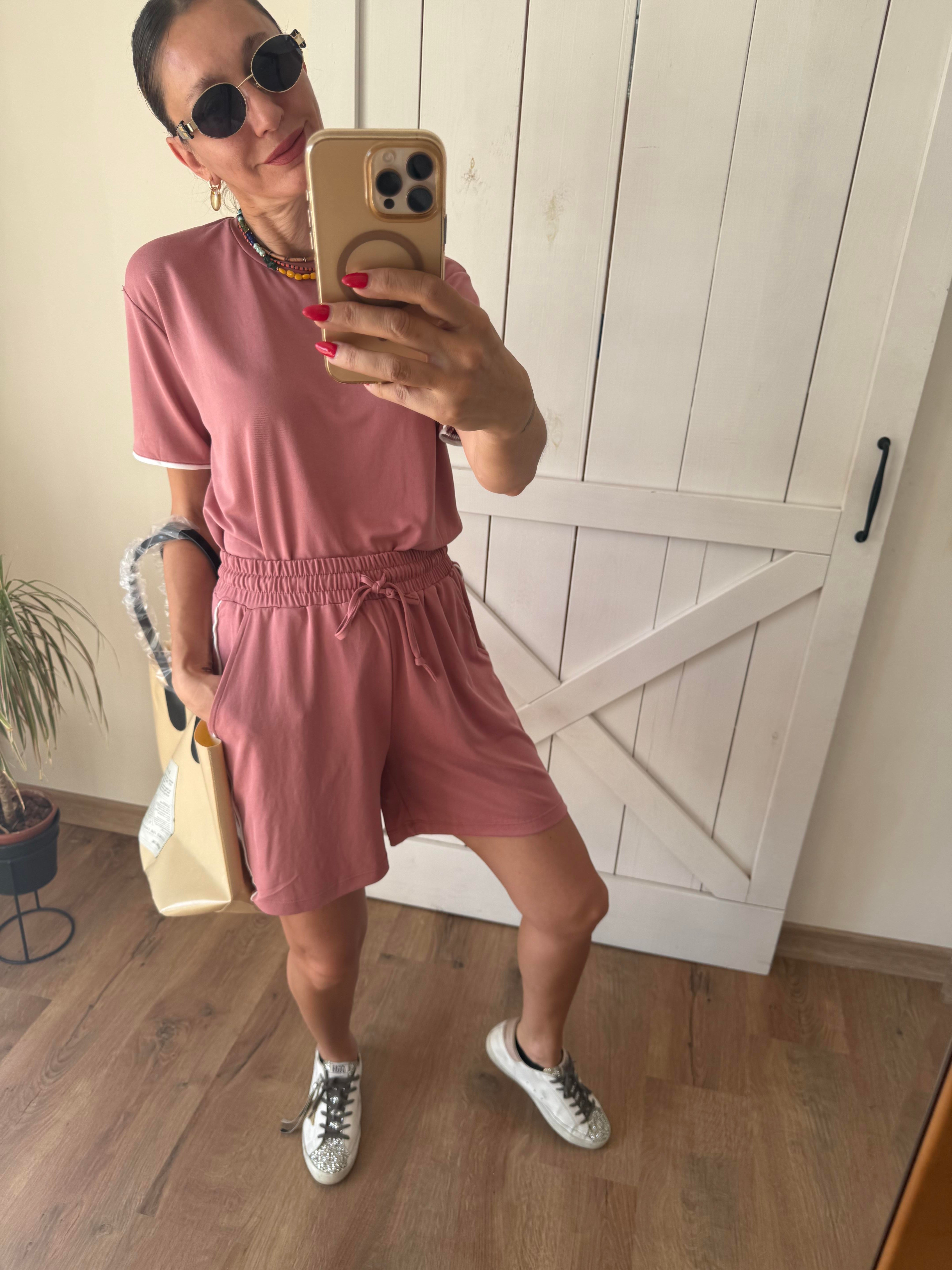 Oyş Nar Çiçeği Şortlu Takım