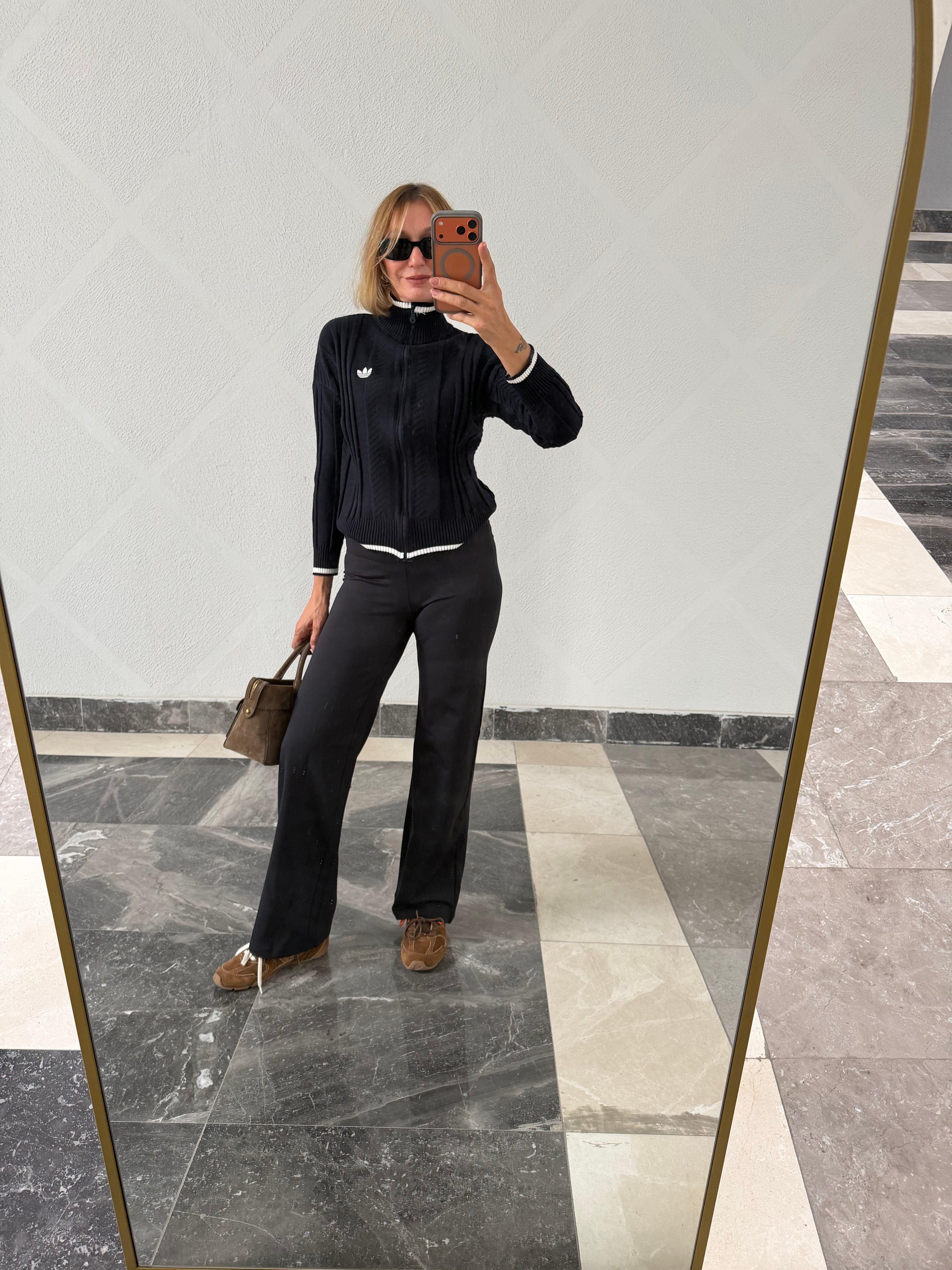 Oyş Siyah Comfortlux Yüksek Belli Düz Kesim Pantolon