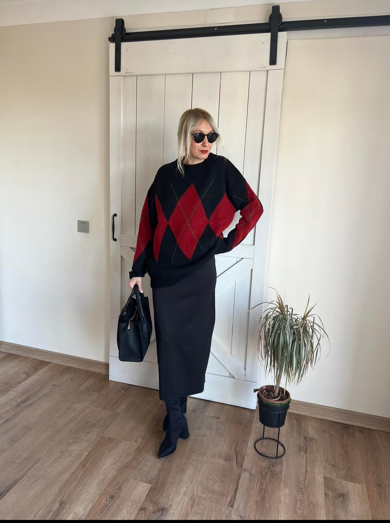 Oysho Dalgıç Kumaş Siyah Etek