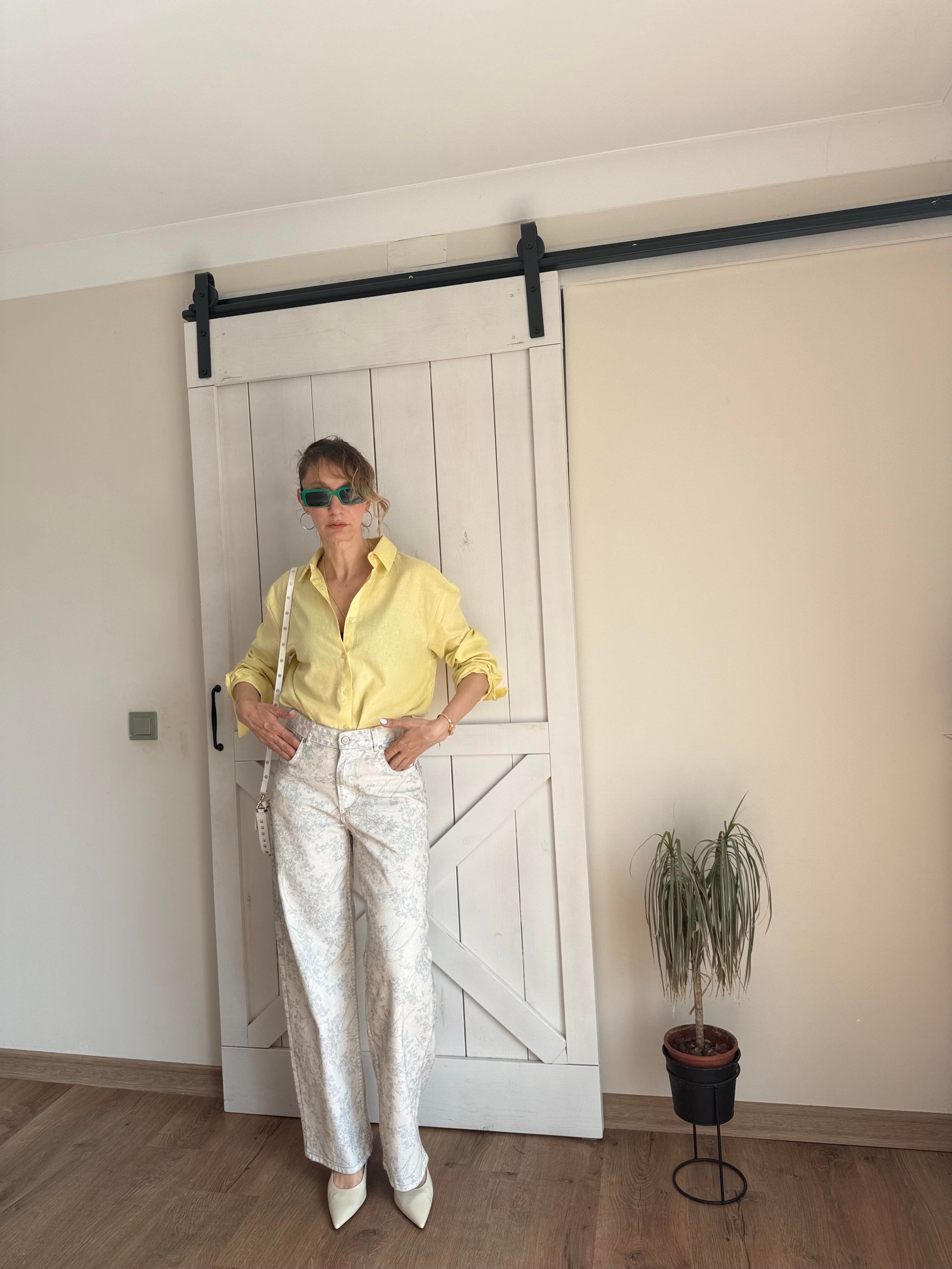 Papaya Keten Gömlek