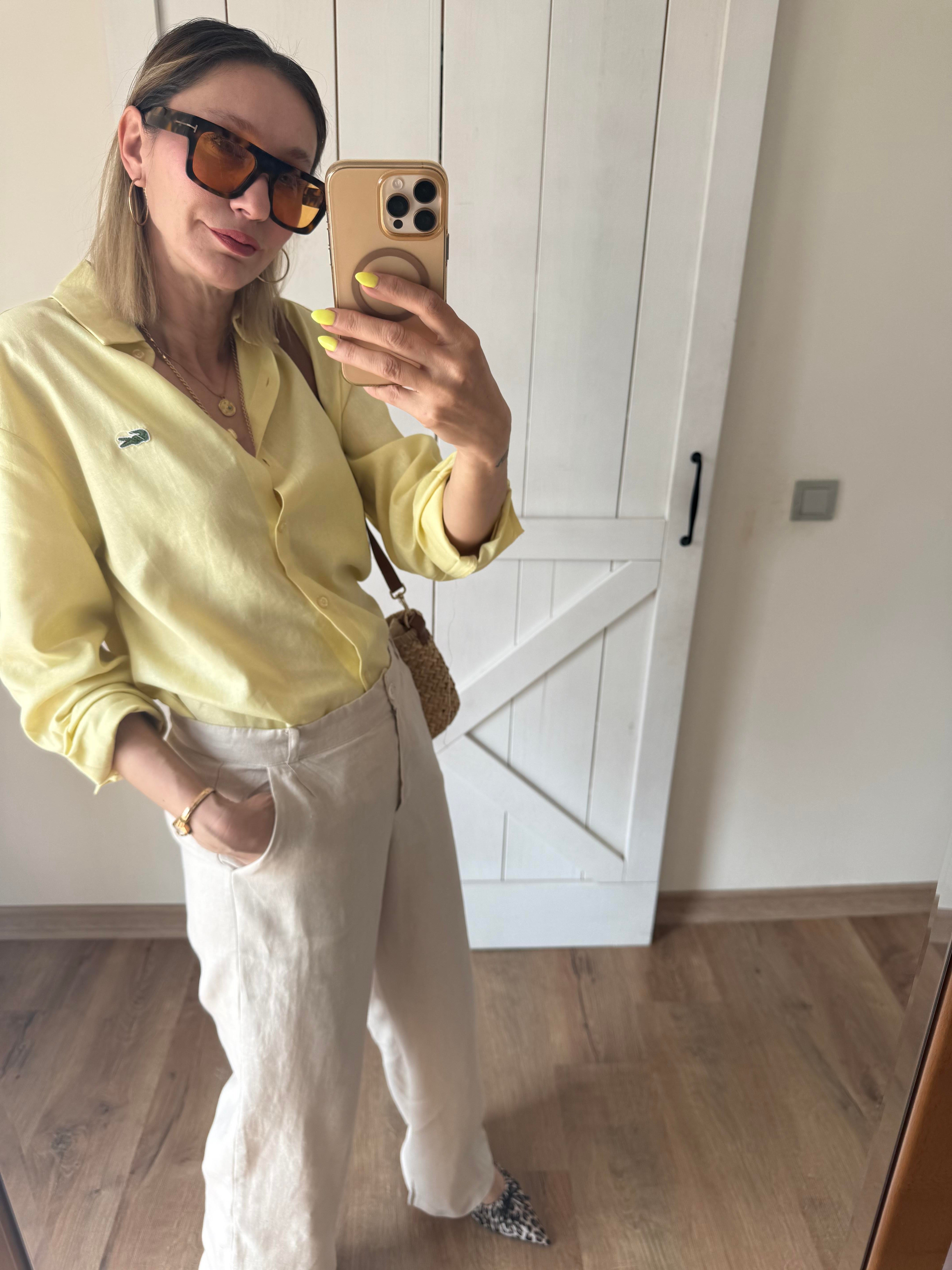 Papaya Keten Gömlek