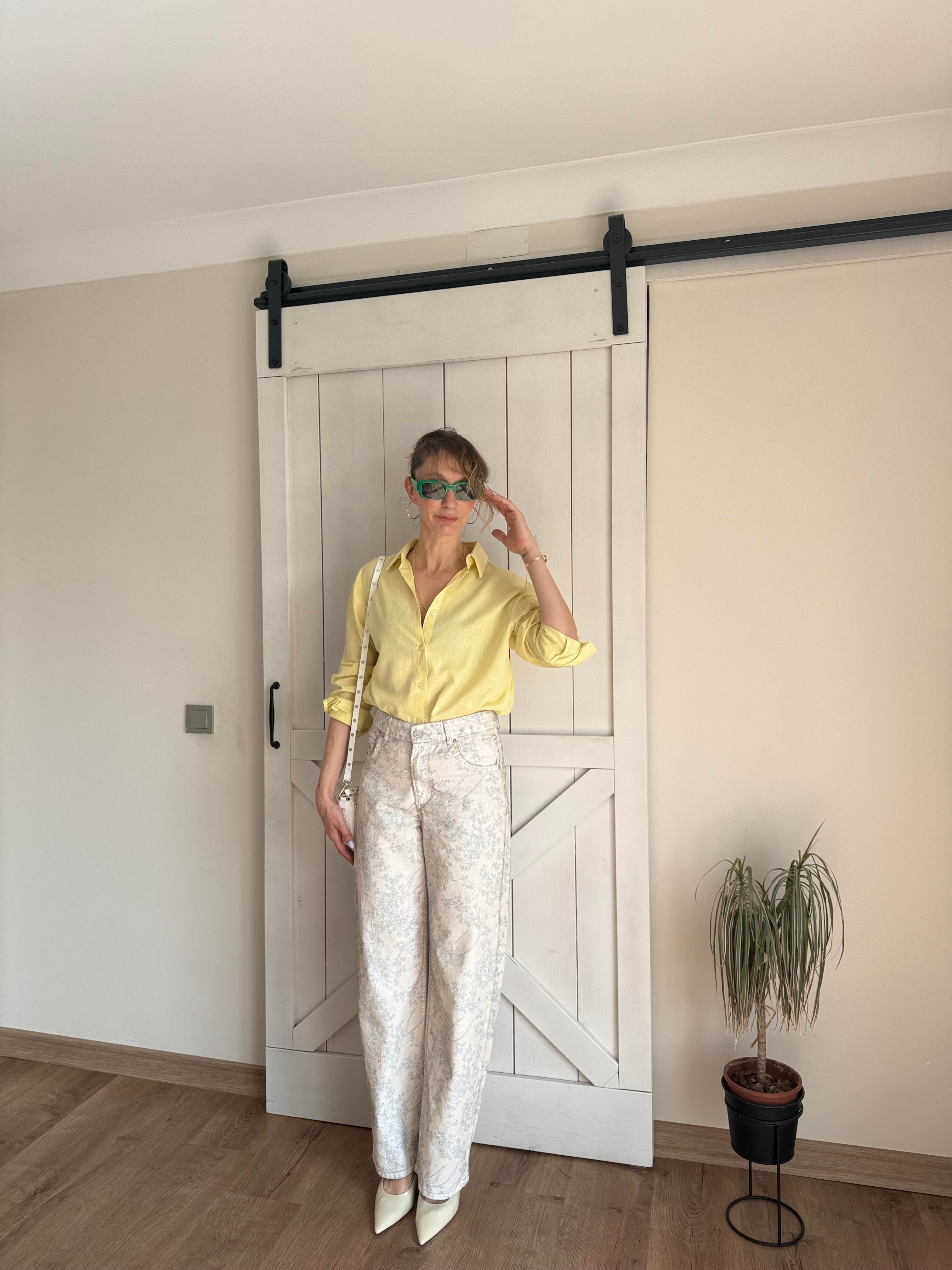 Papaya Keten Gömlek