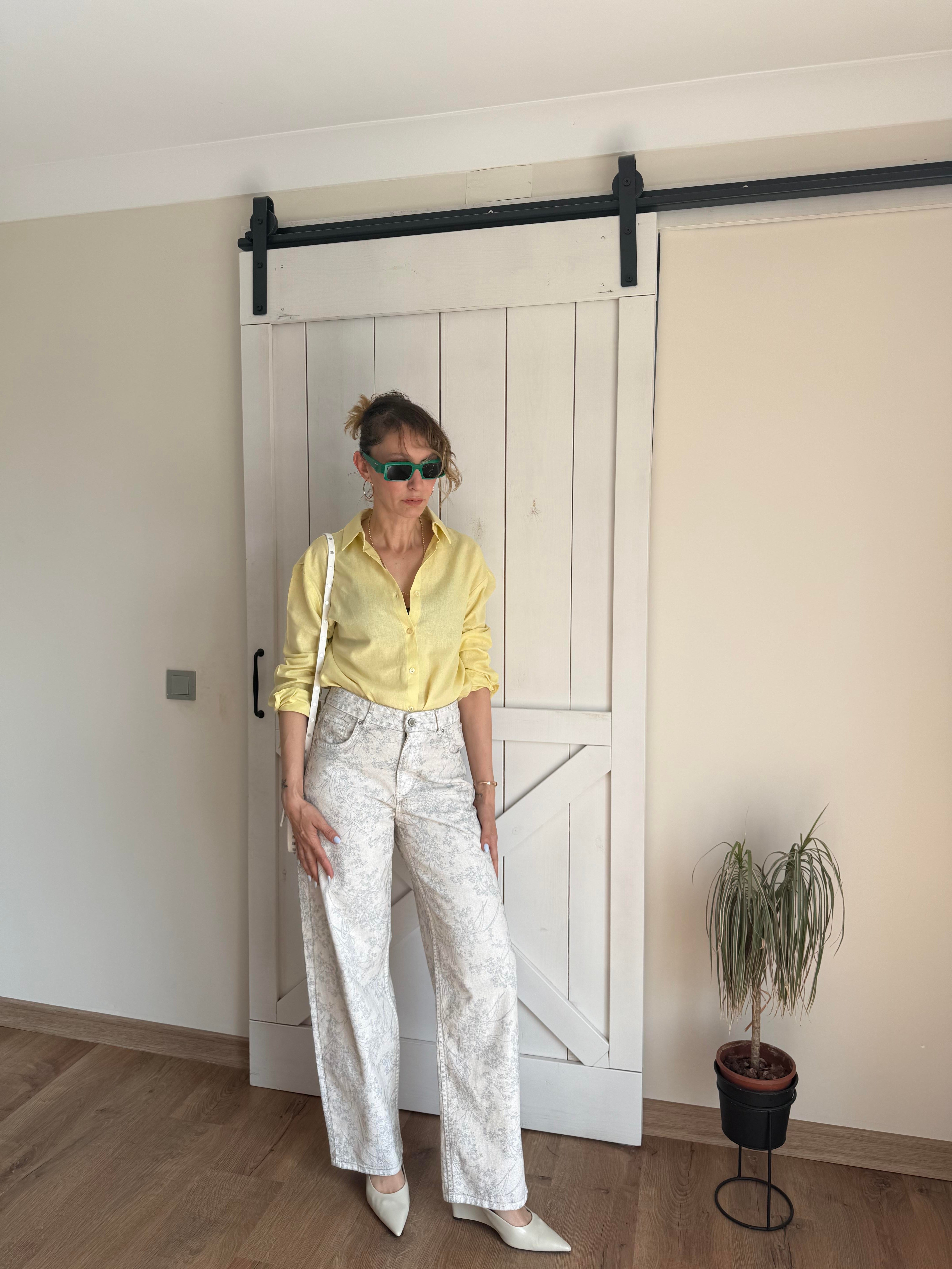 Papaya Keten Gömlek