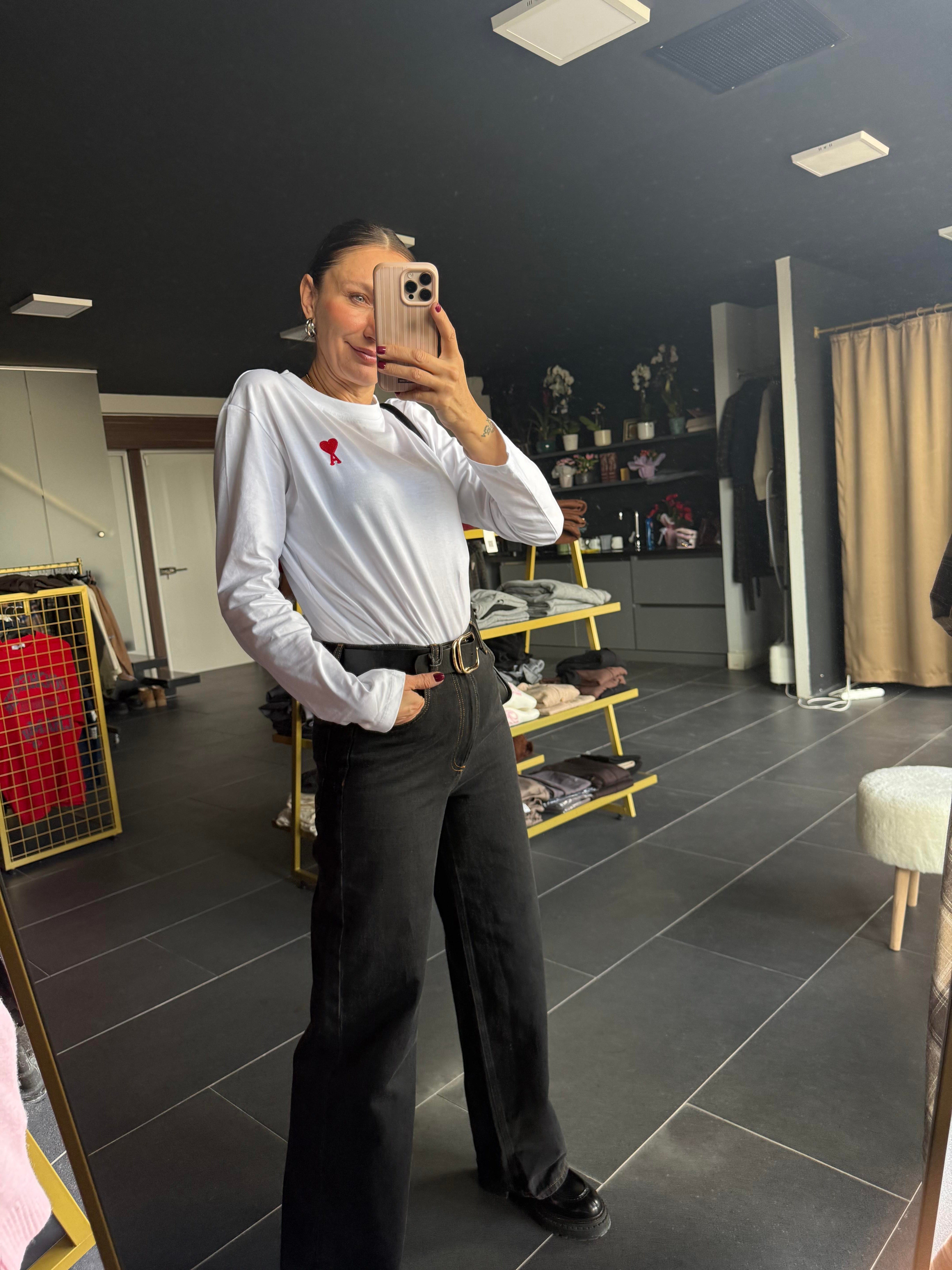 Paris Love Beyaz Basic