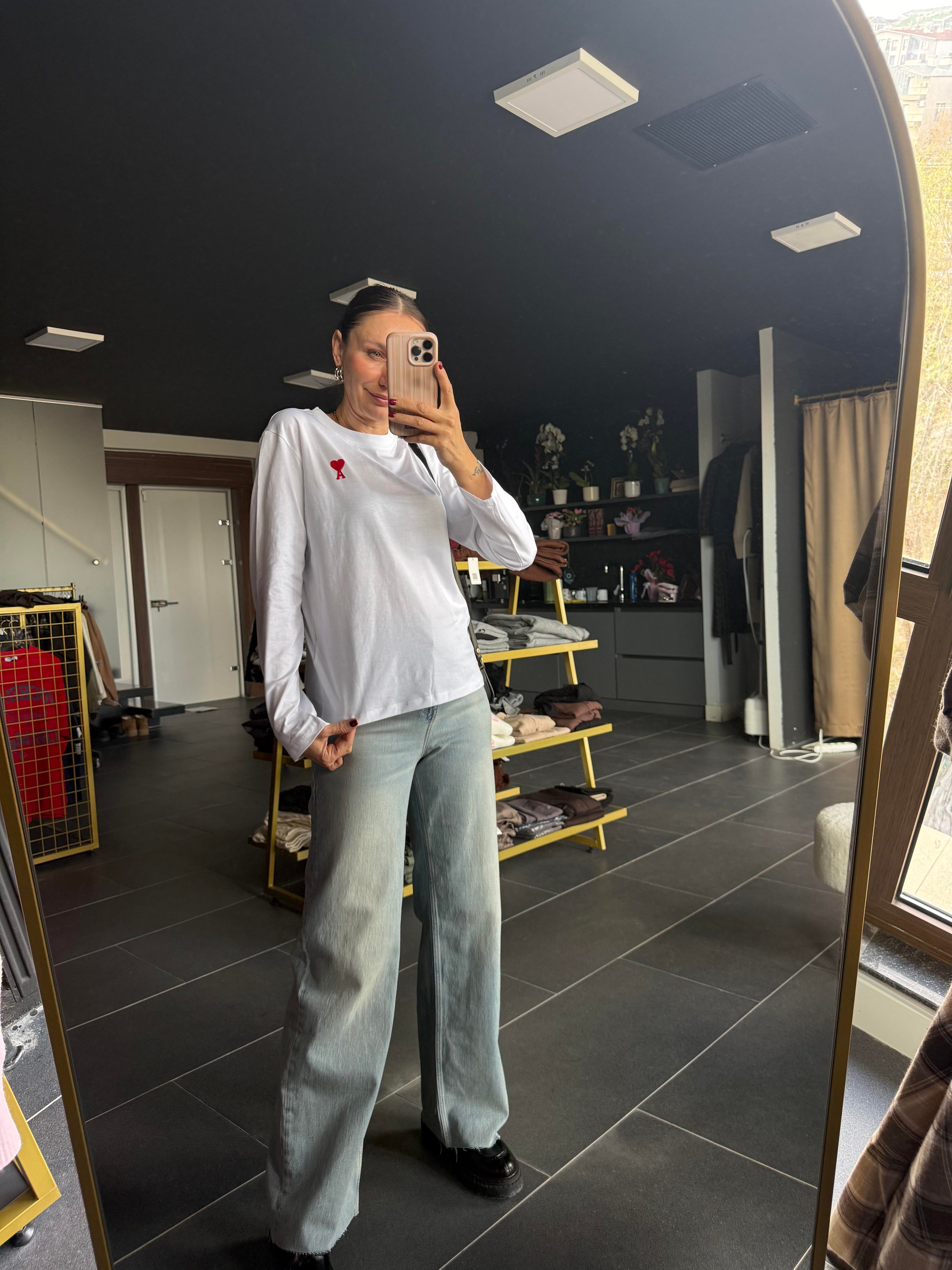 Paris Love Beyaz Basic