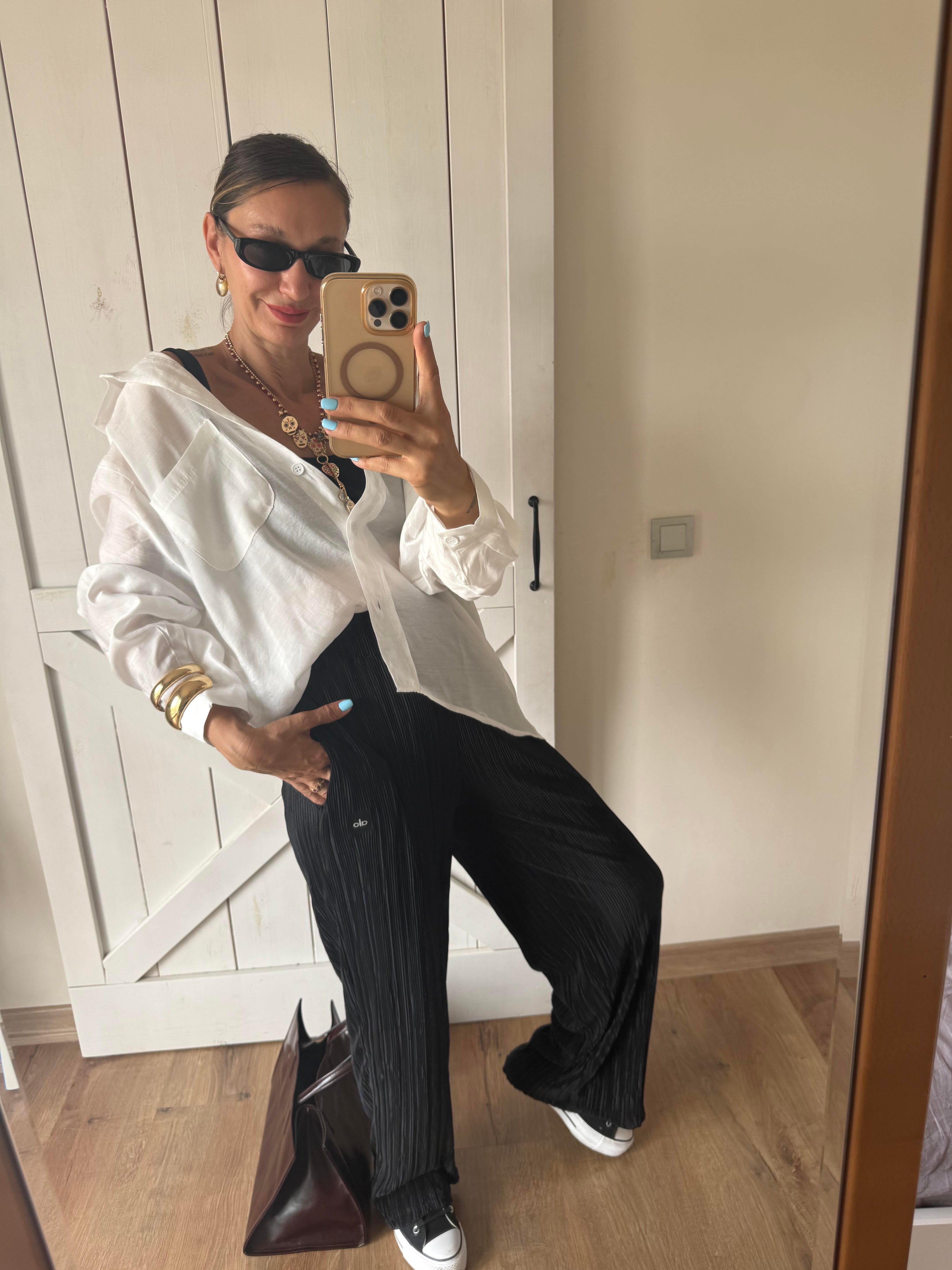 Pilili Siyah Aloha Pantolon