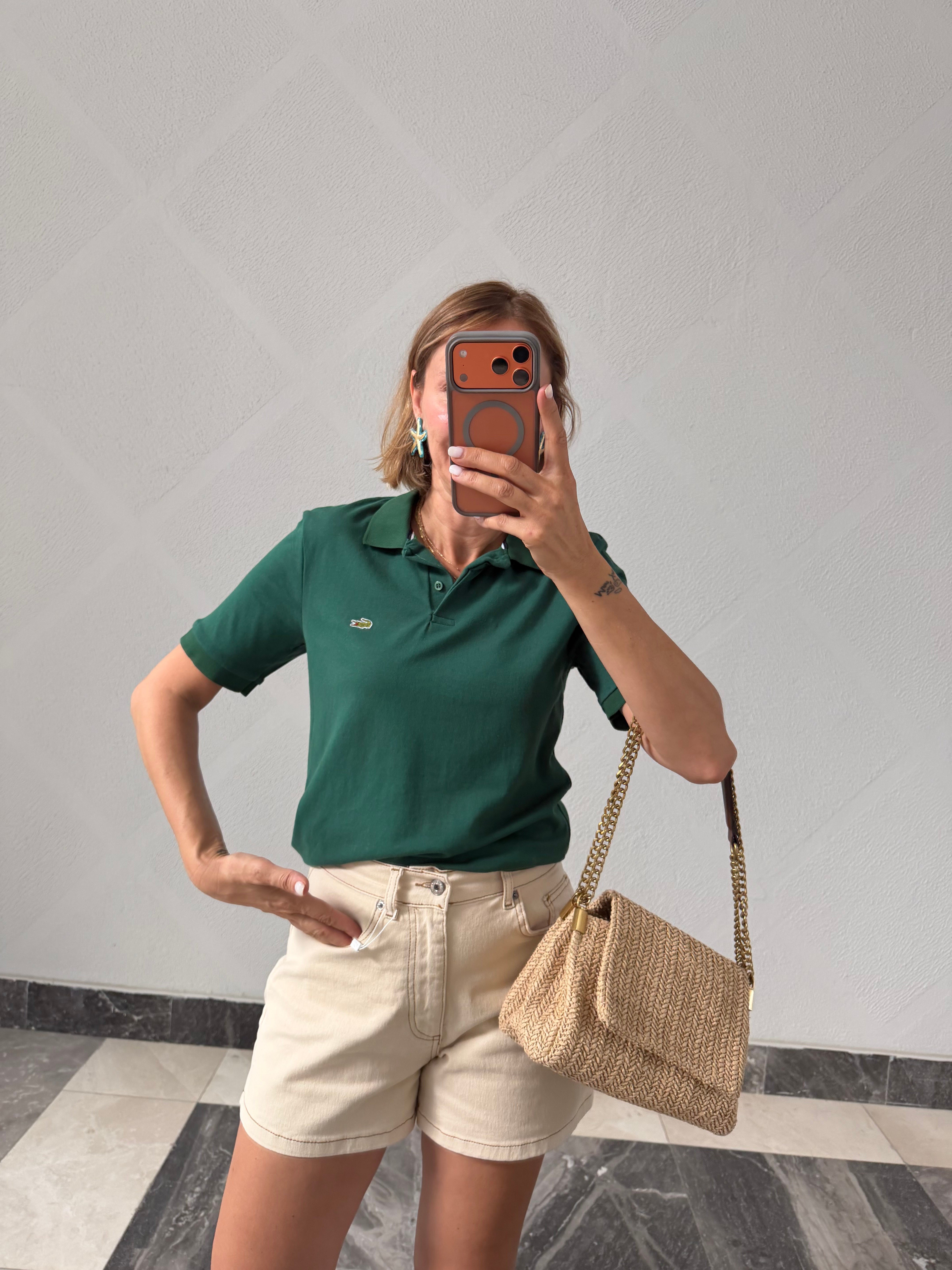 Polo Yaka Lcs Yeşil Tshirt