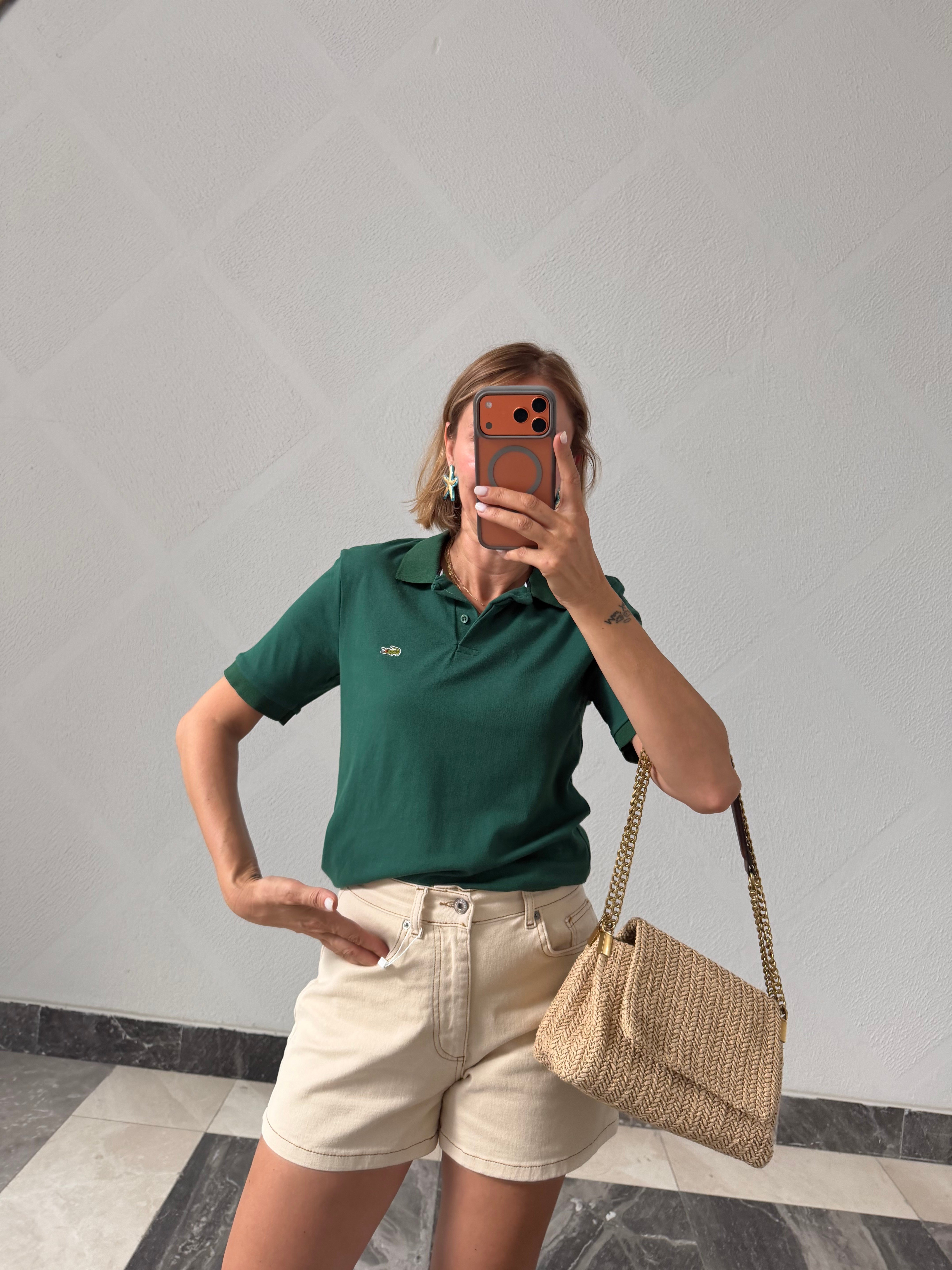 Polo Yaka Lcs Yeşil Tshirt