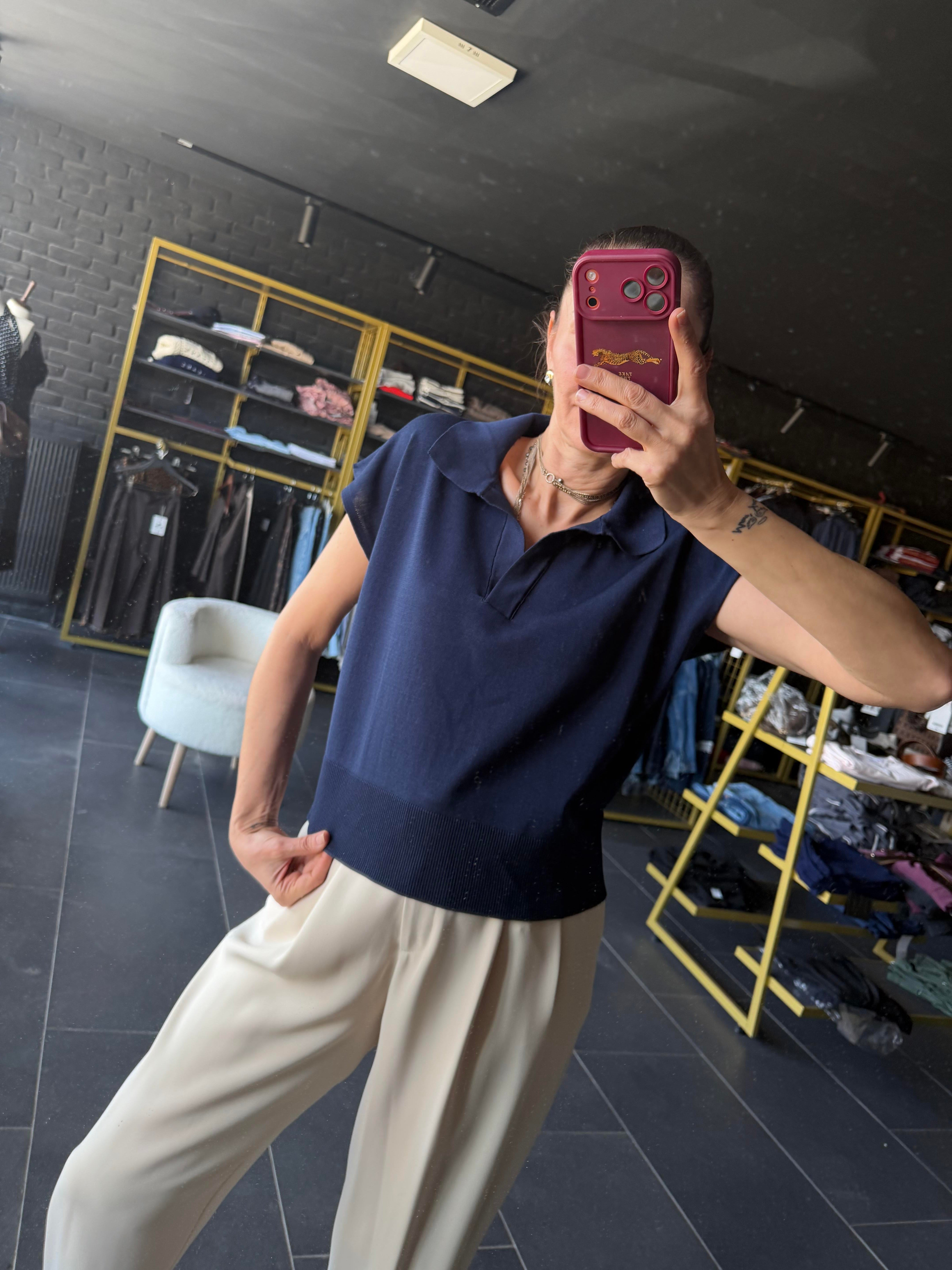 Polo Yaka Work Laci Triko Tshirt