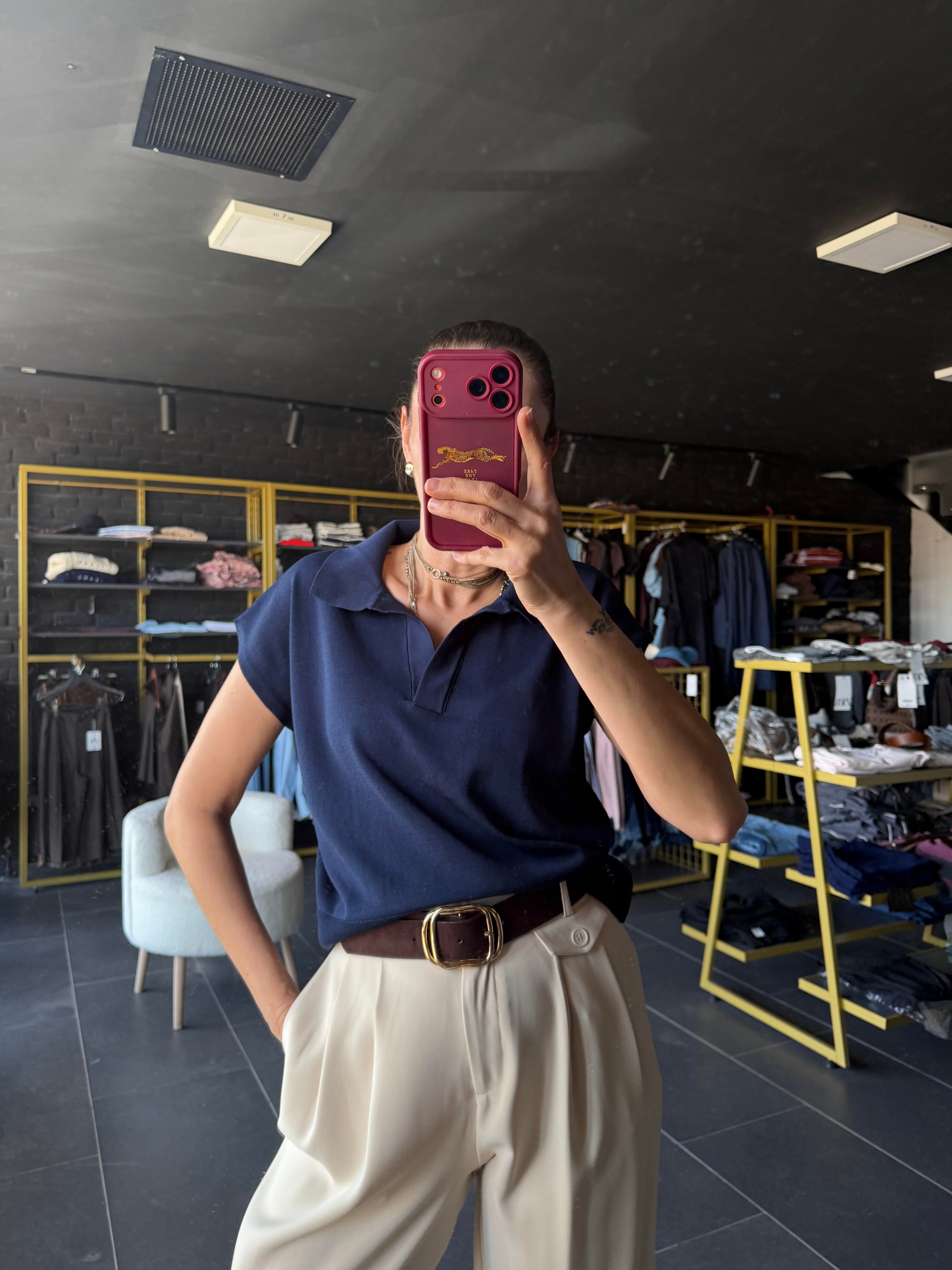 Polo Yaka Work Laci Triko Tshirt