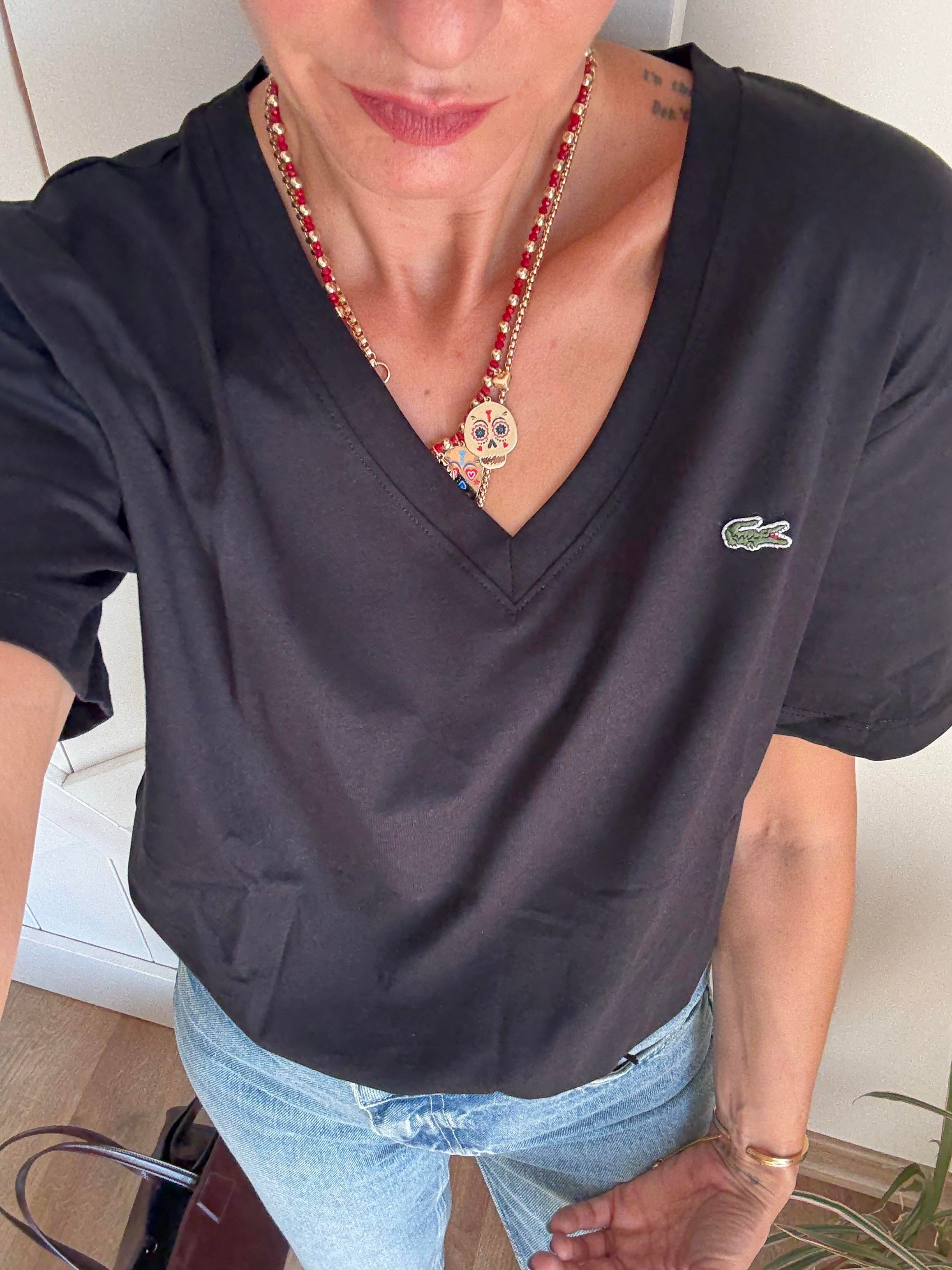 Pre Siyah V Yaka Tshirt