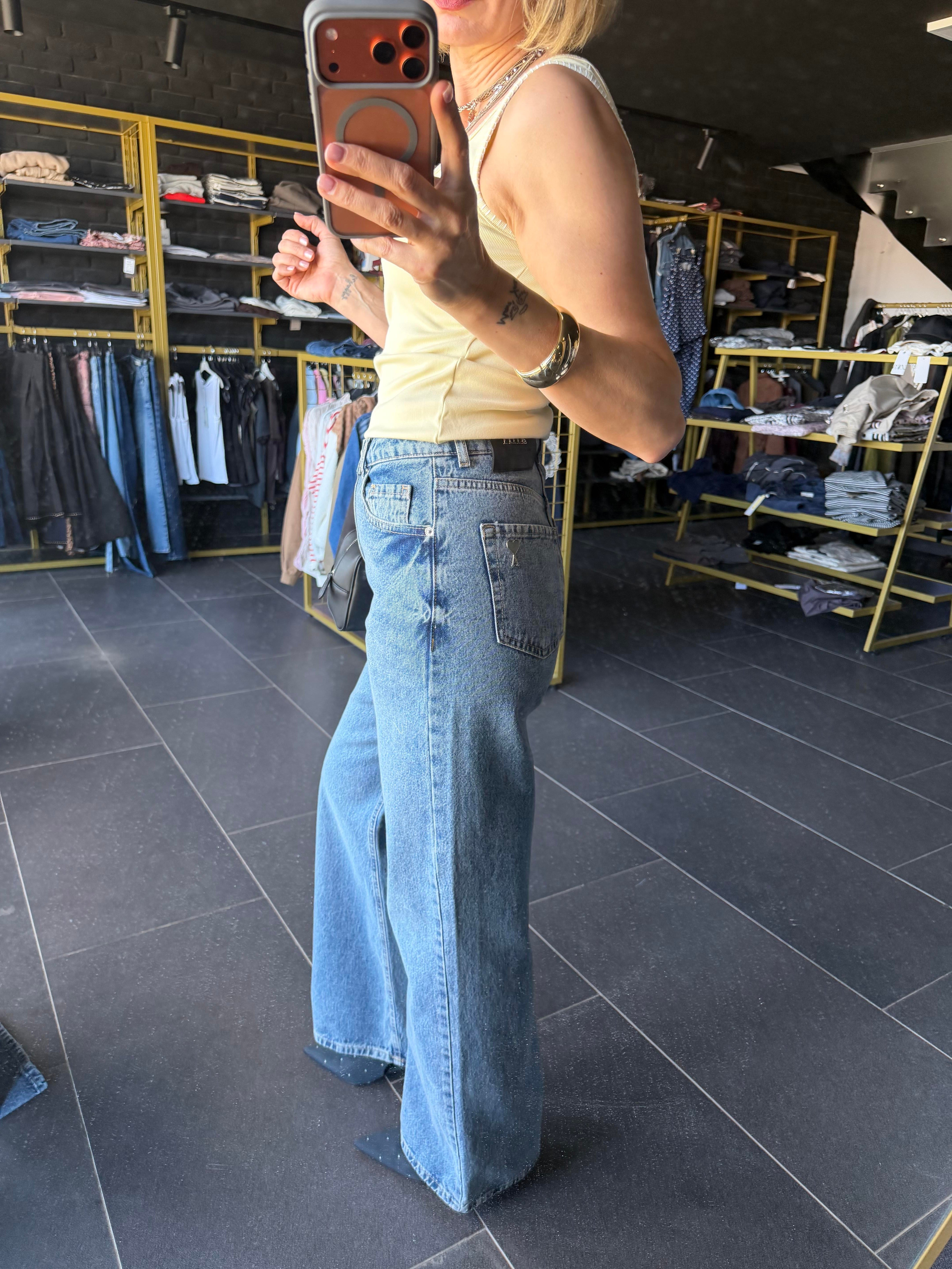 Premium Ami Love Denim Koyu 4