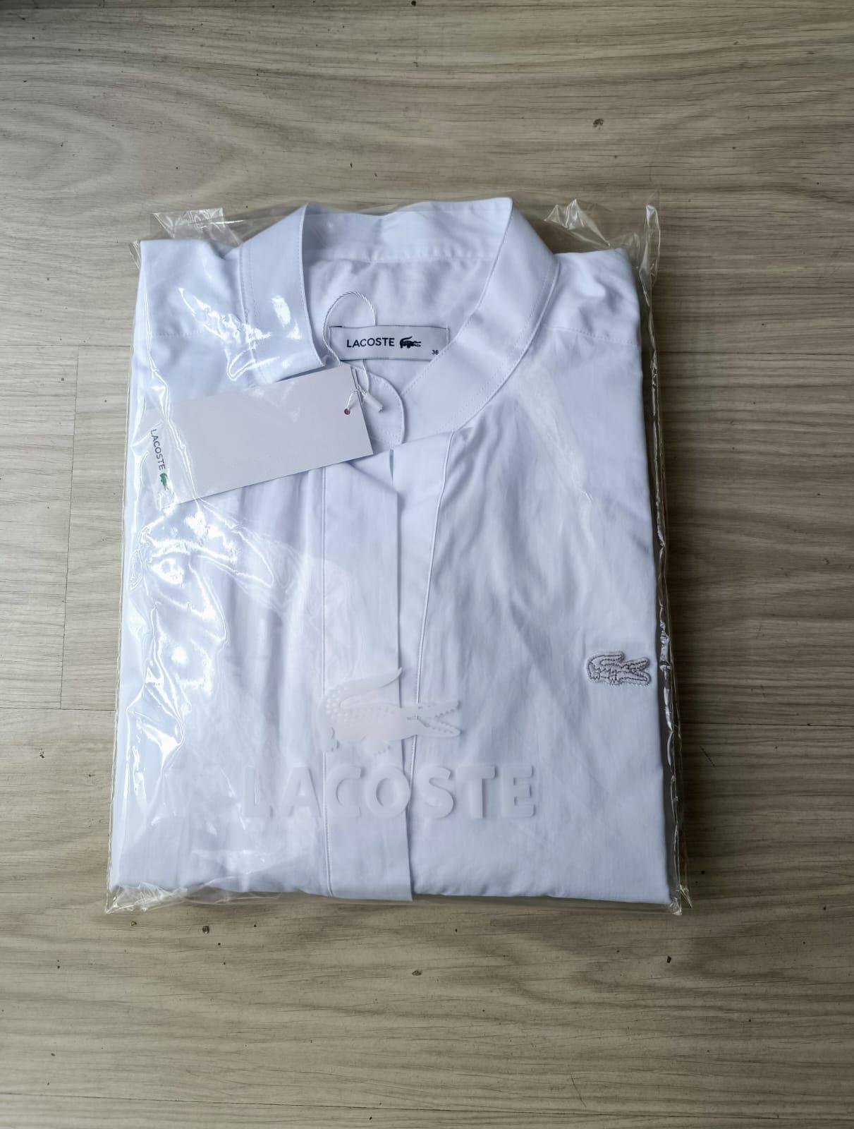 Premium Beyaz Relaxed Fit Yarım Kol Hakim Yaka Gömlek