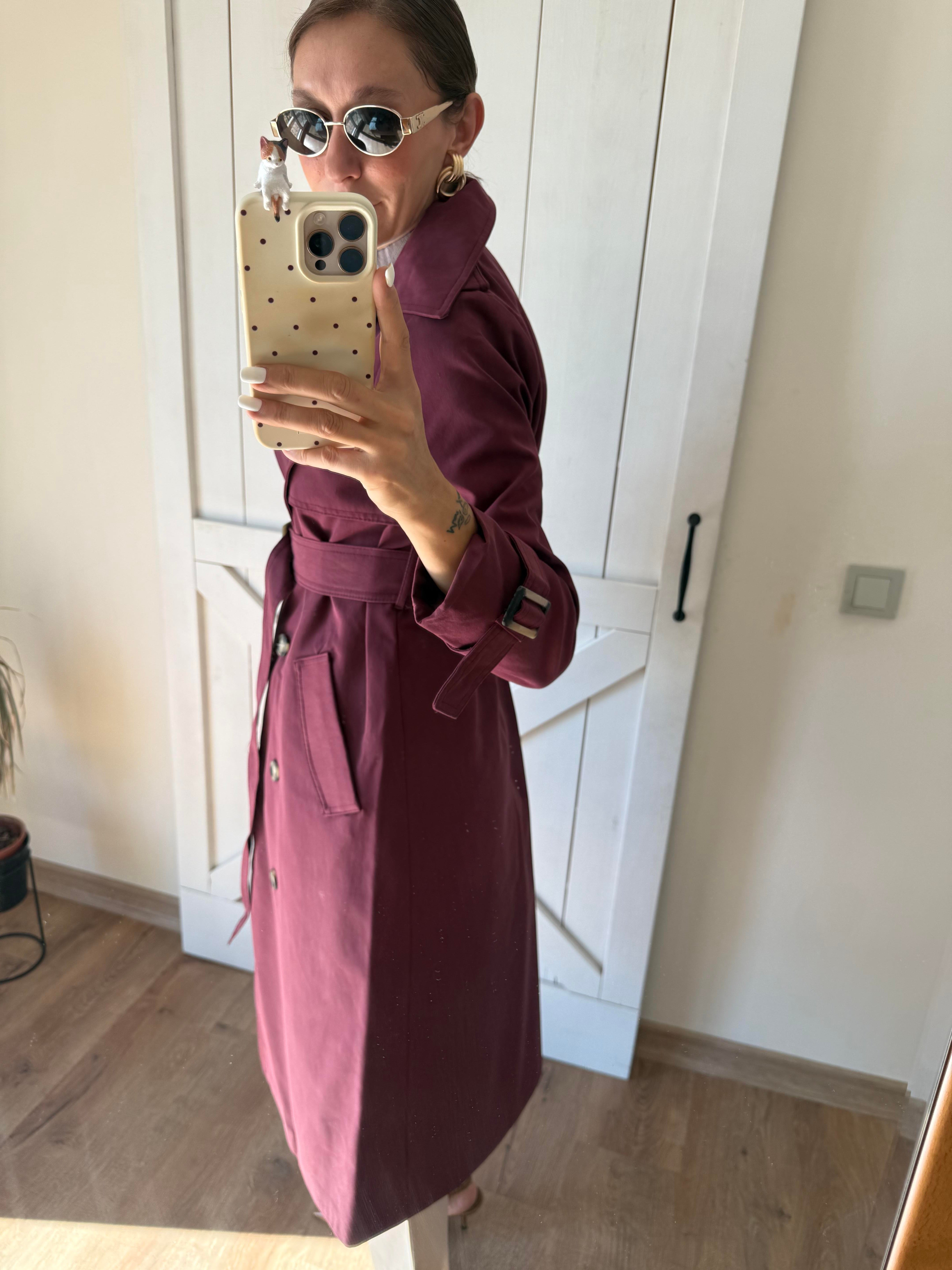 Premium Bordo Massi Trençkot