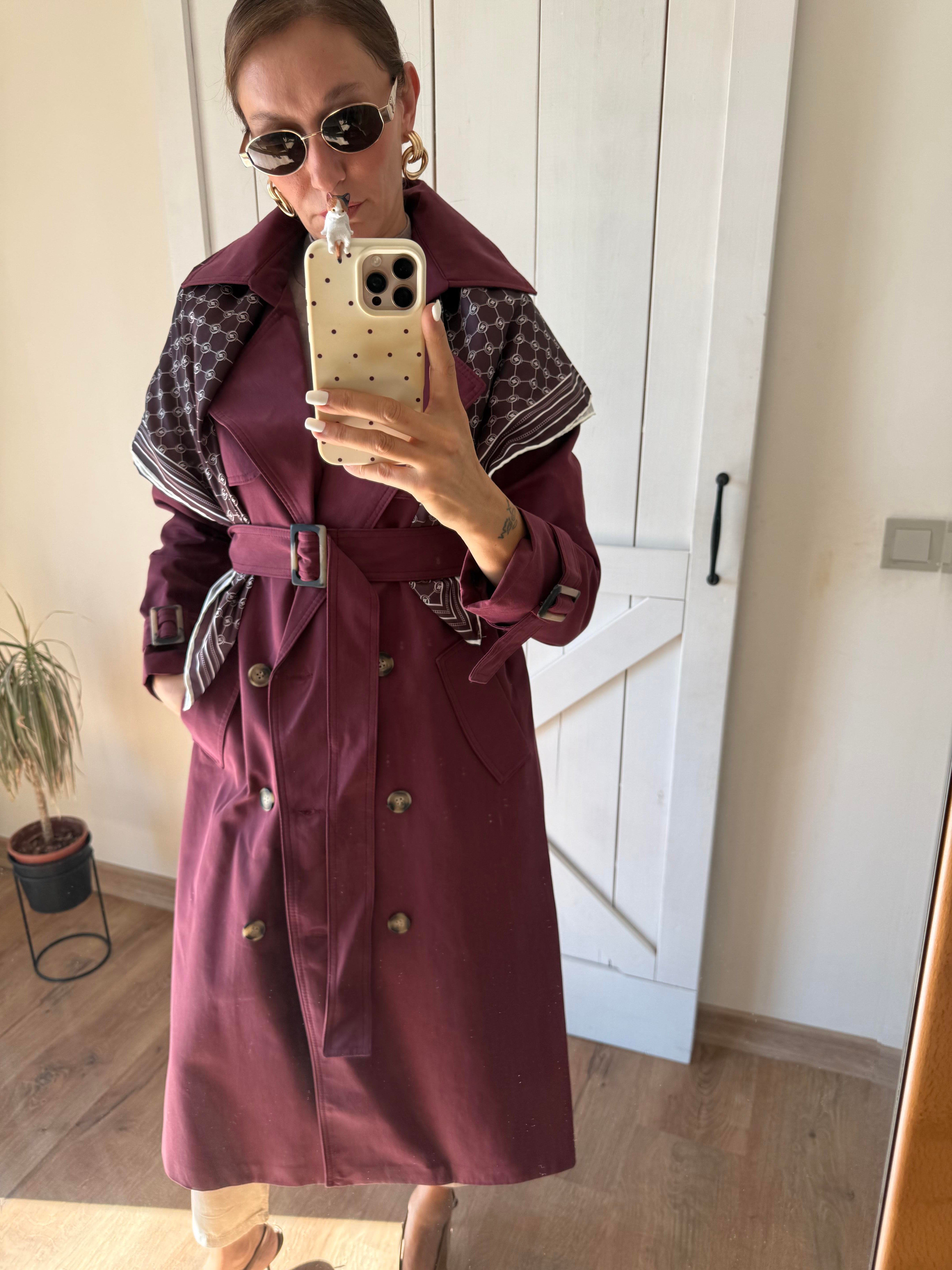 Premium Bordo Massi Trençkot