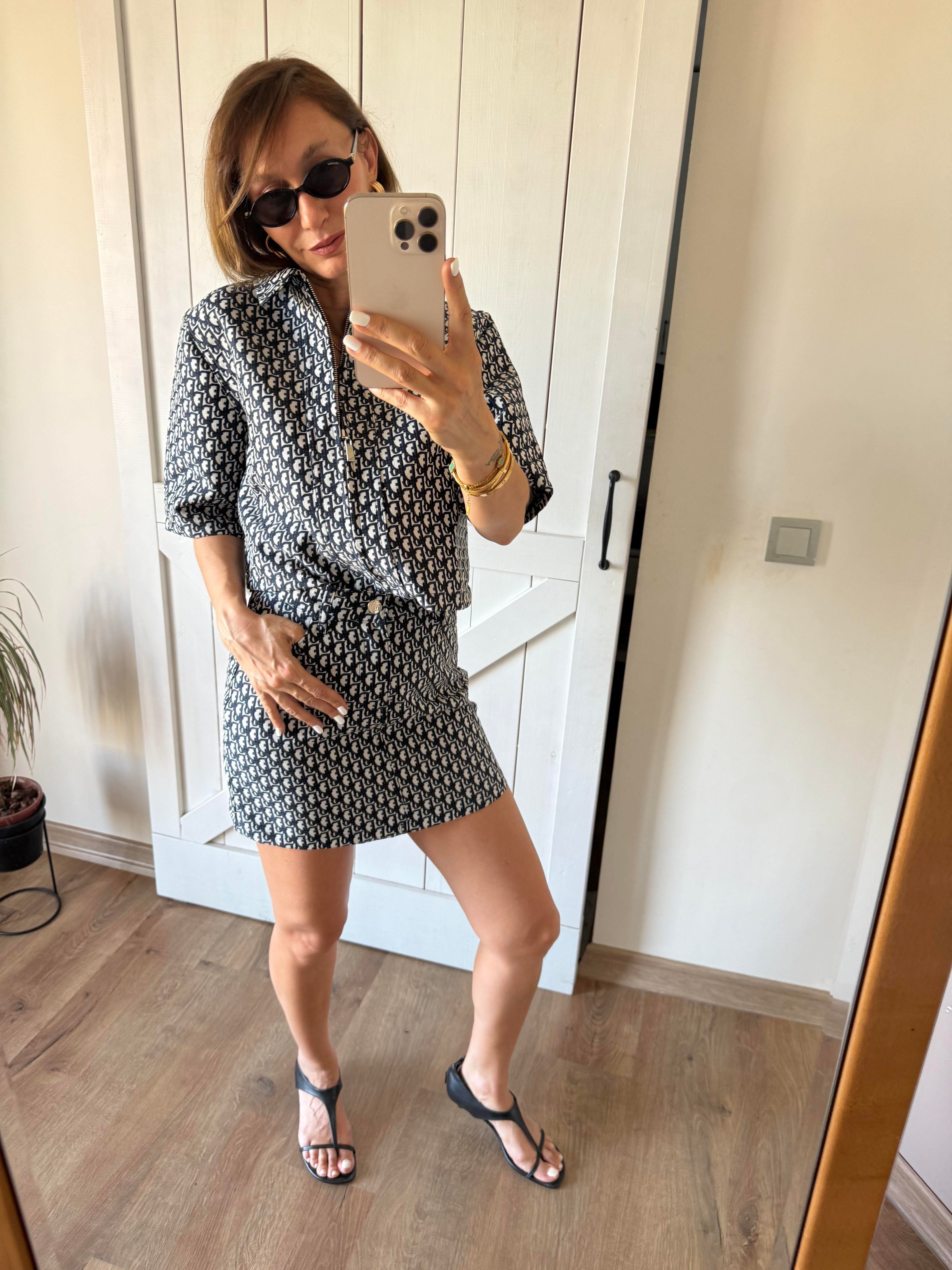 Premium Di Ceket Etek Takım