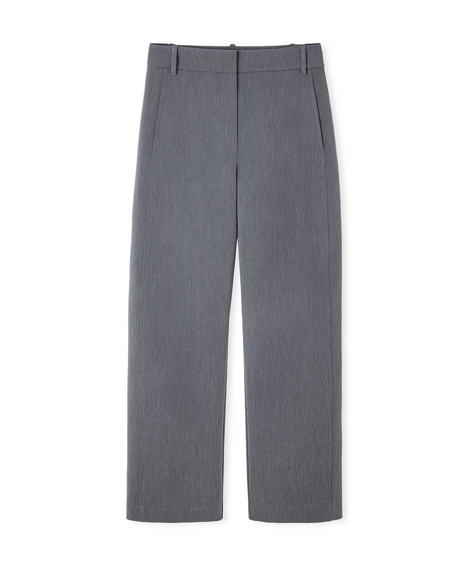 Premium Jilet Gri Kumaş Pantolon