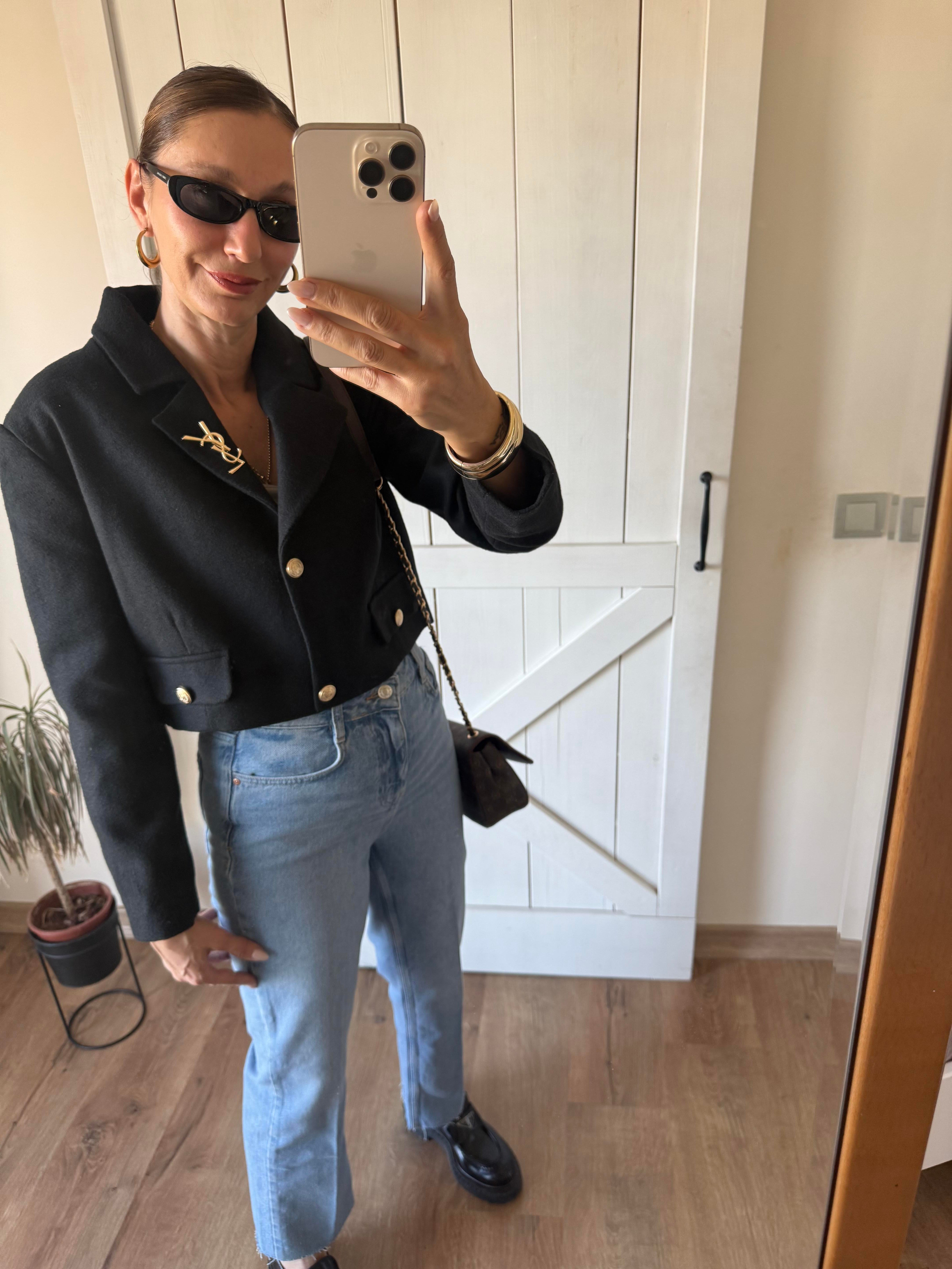 Premium Kaşe Broşlu Ceket