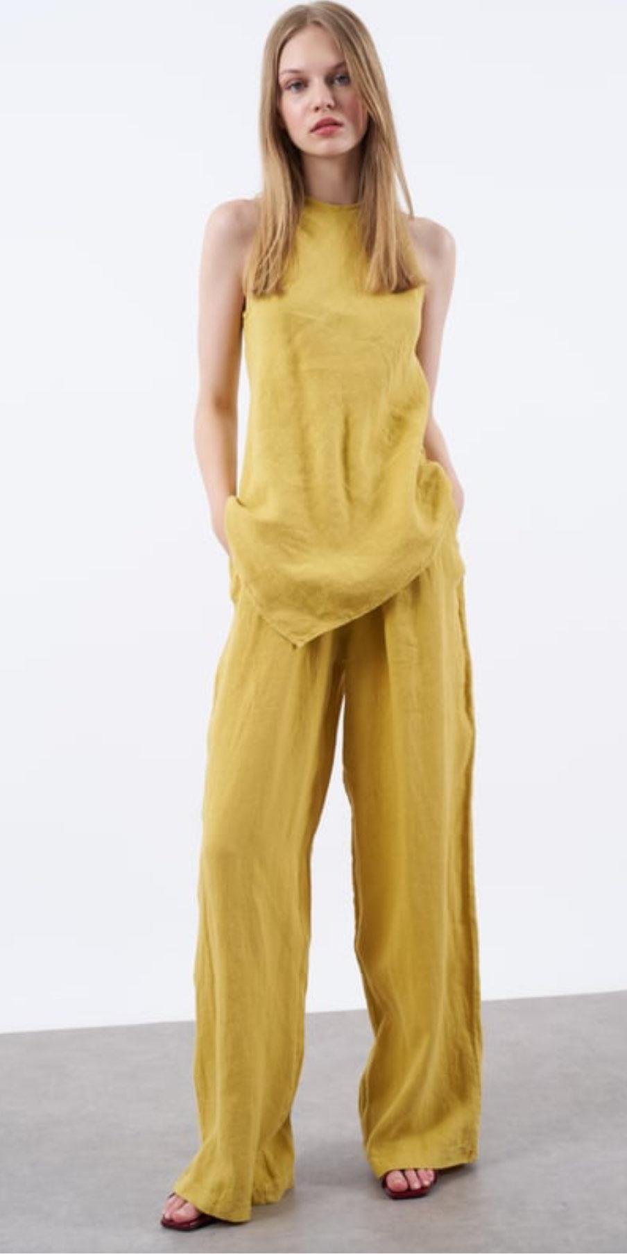 Premium Mustard Verev Kesim Takım