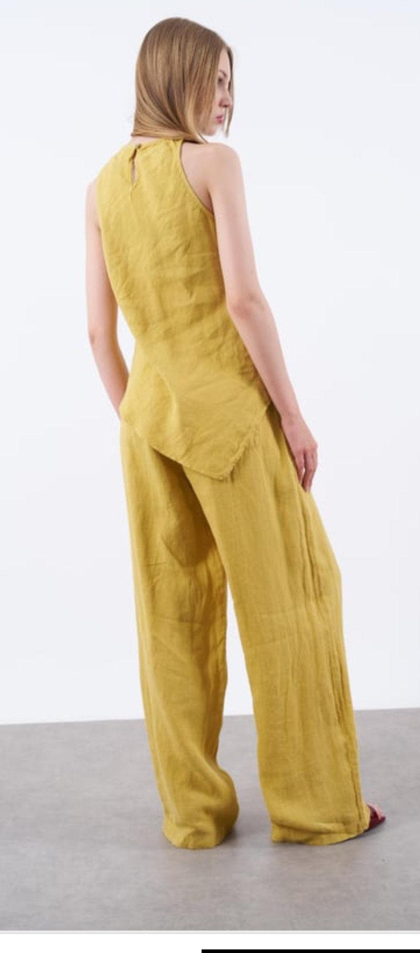 Premium Mustard Verev Kesim Takım