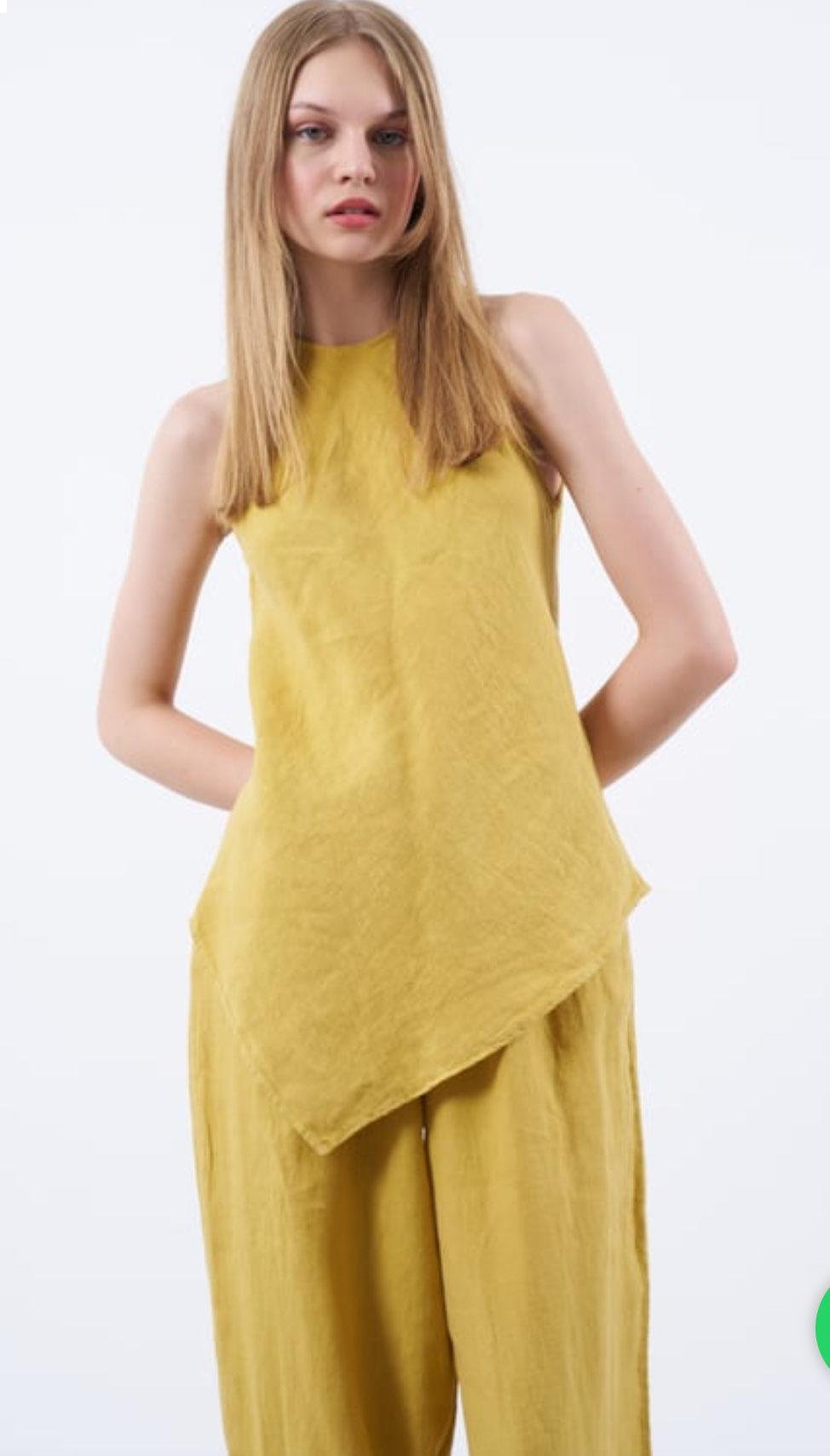 Premium Mustard Verev Kesim Takım