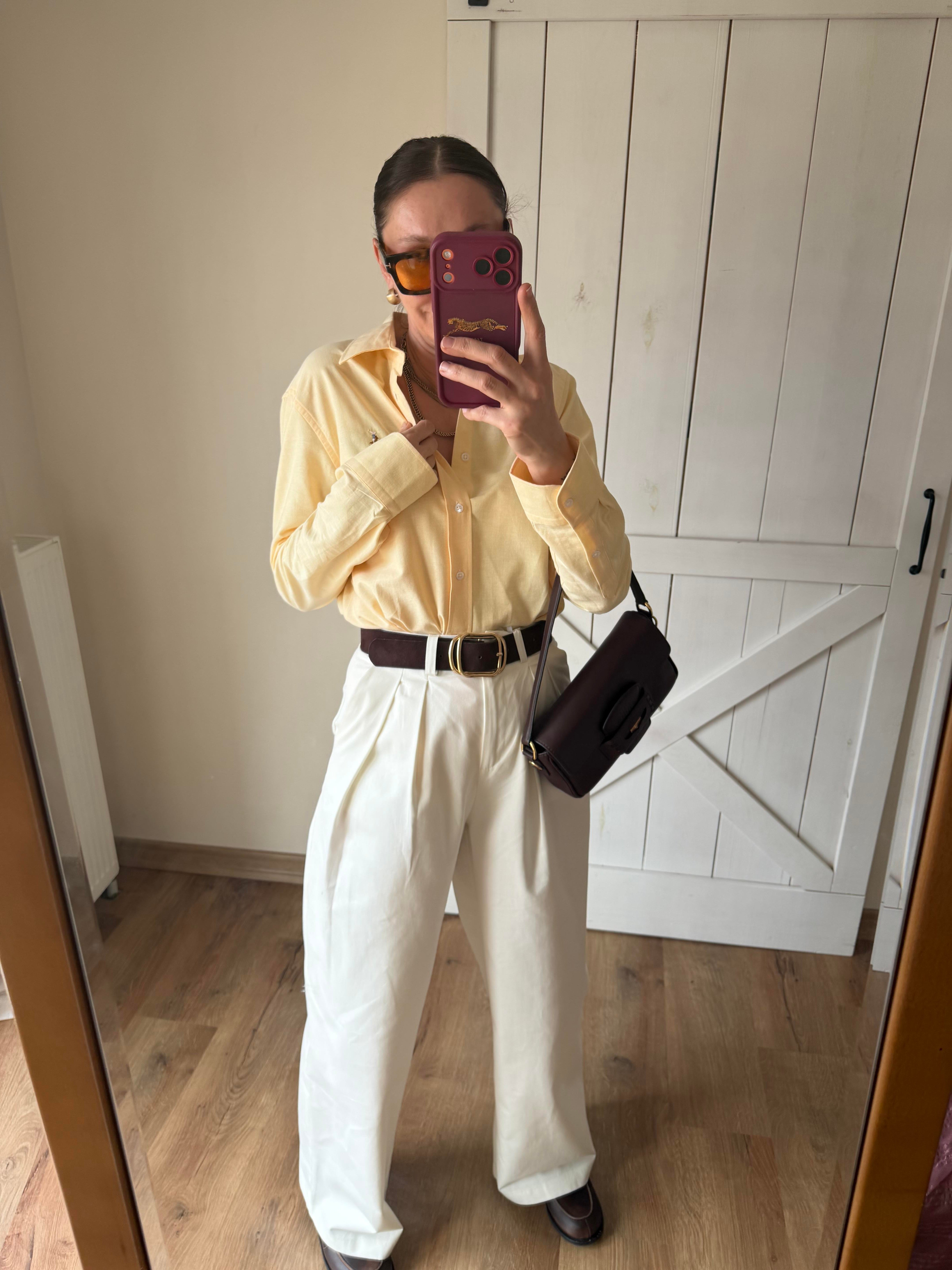 Premium Pamuklu Butter Gömlek