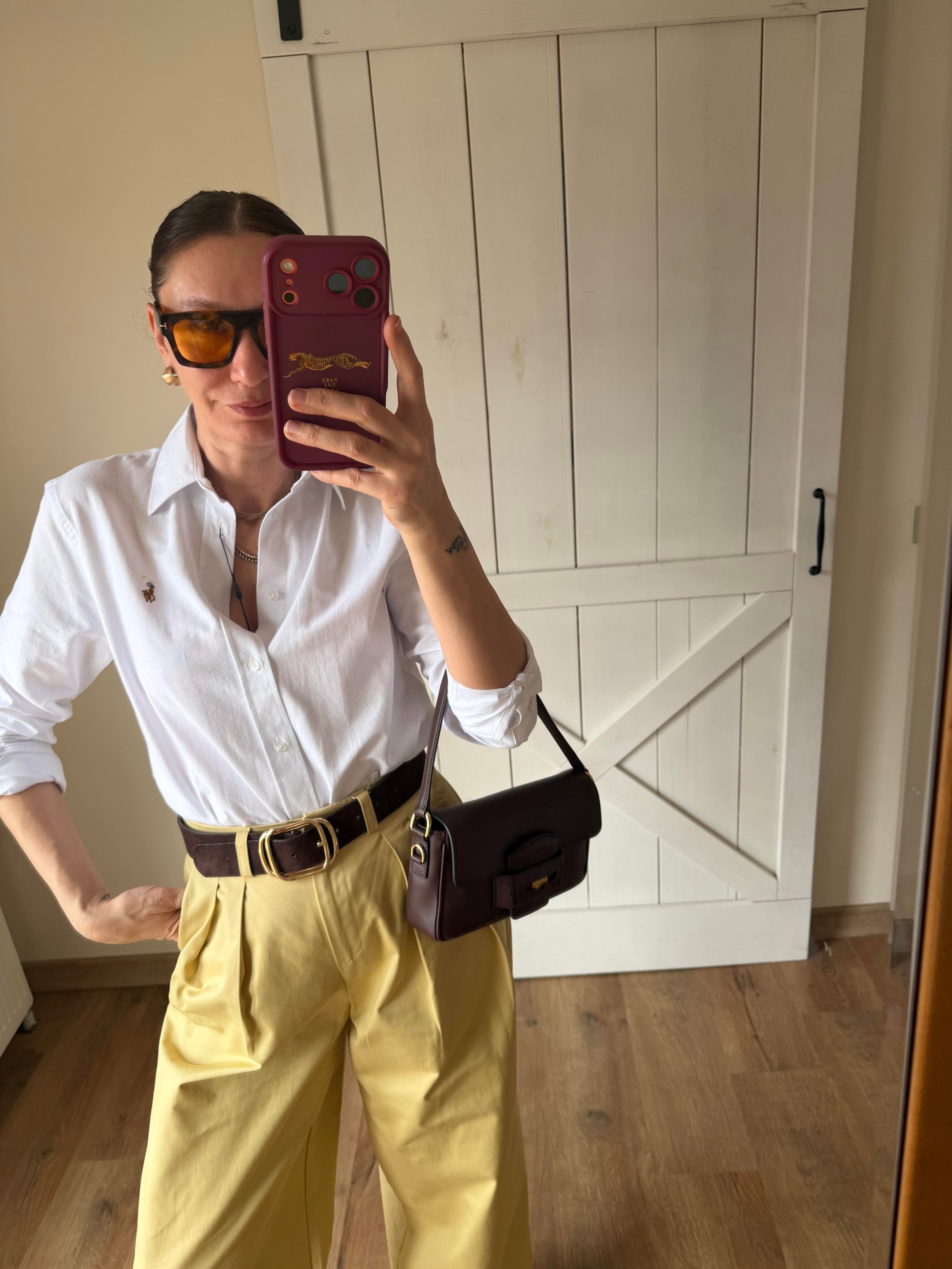 Premium Pamuklu Kuğu Gömlek