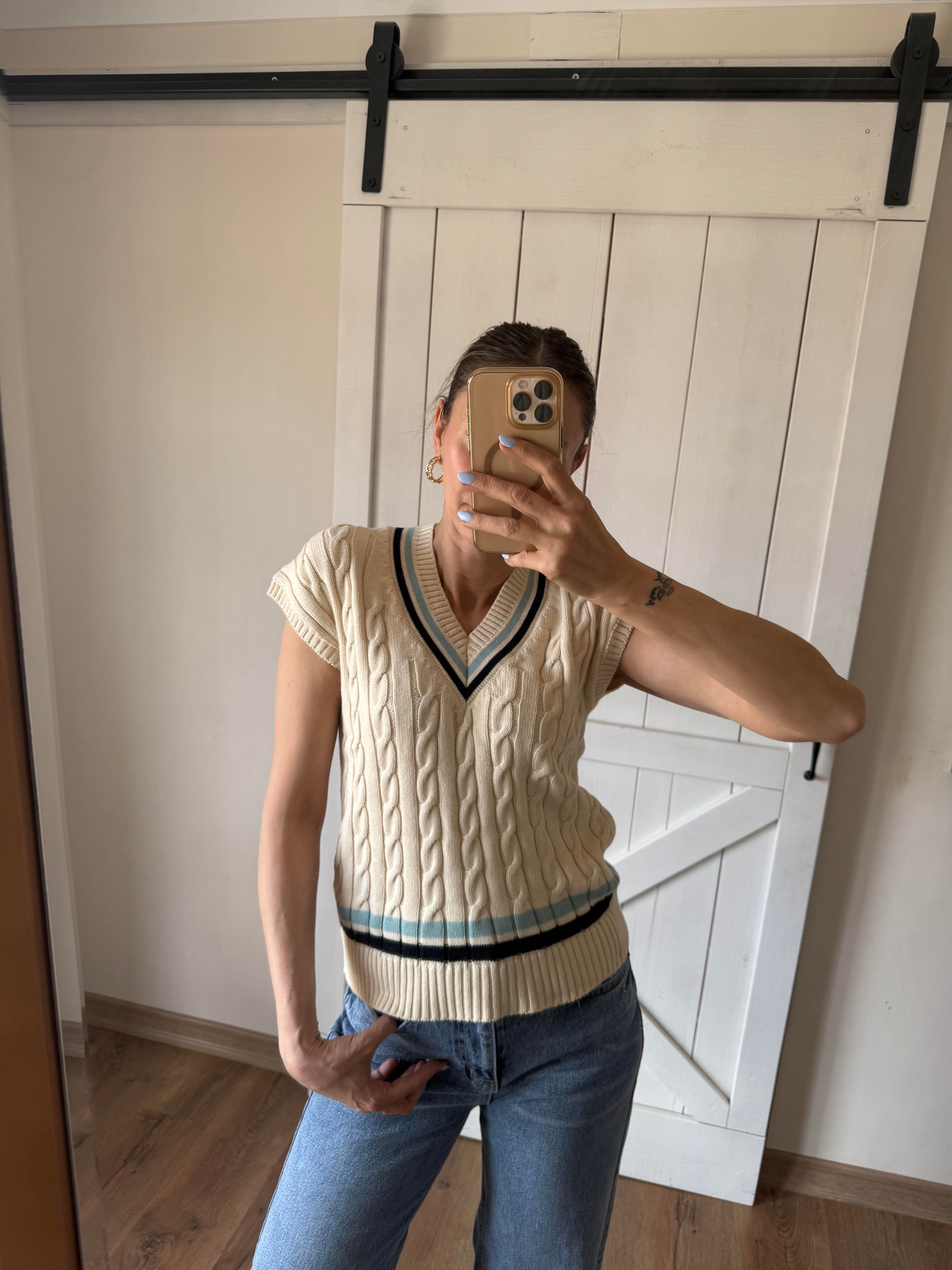 Premium Renk Blokajlı Süveter