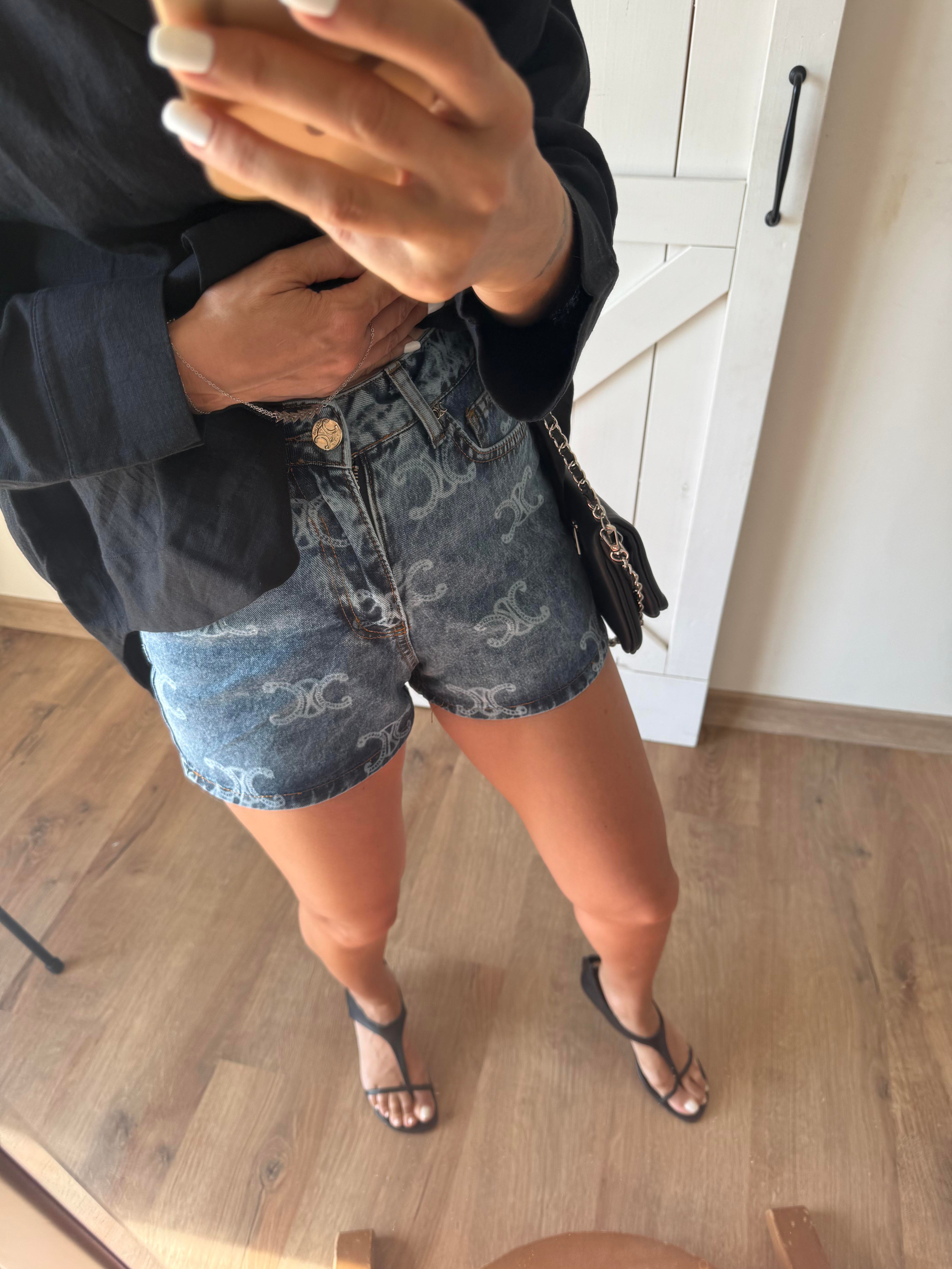 Premium Selin Mini Denim Şort