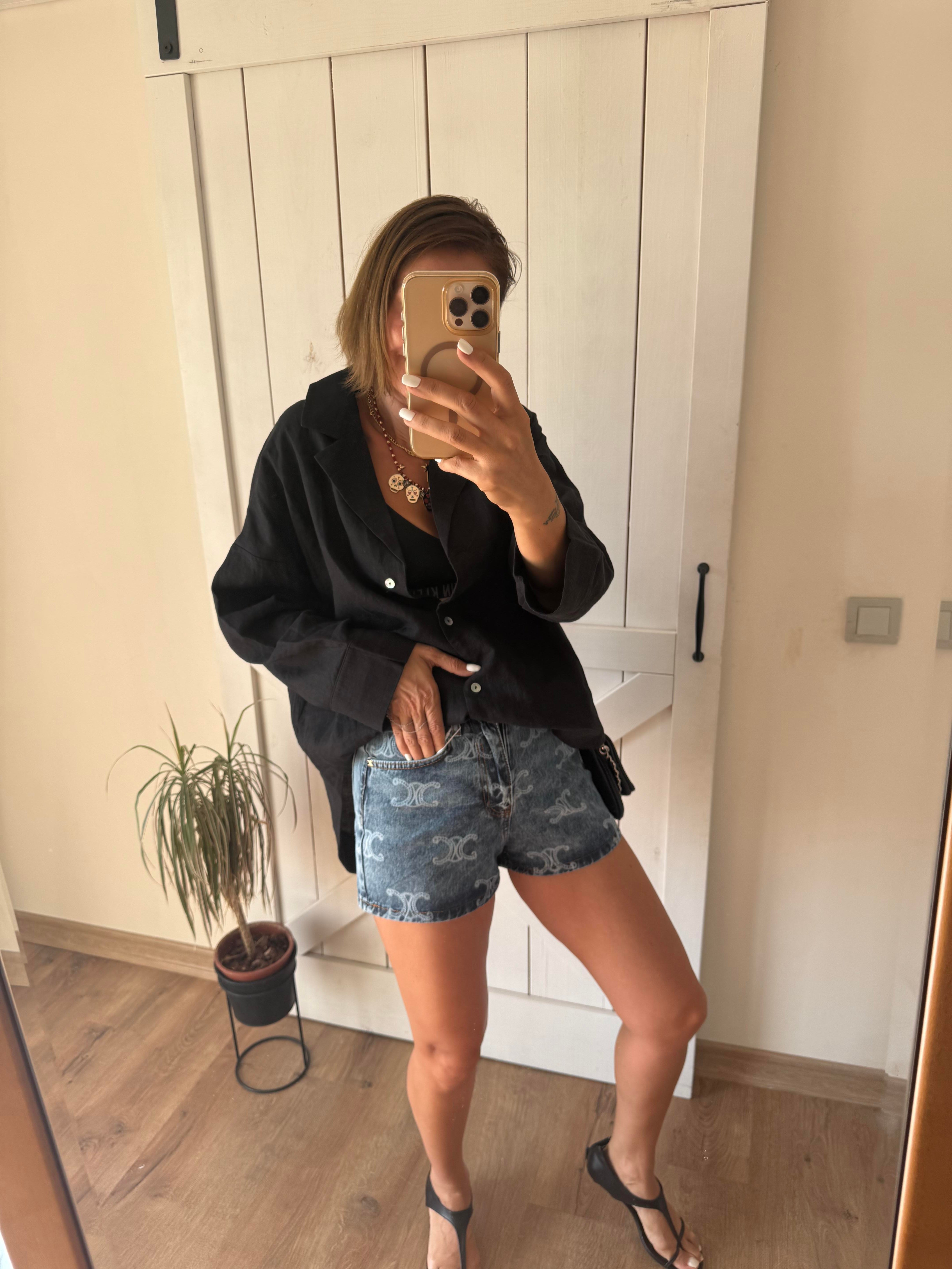 Premium Selin Mini Denim Şort