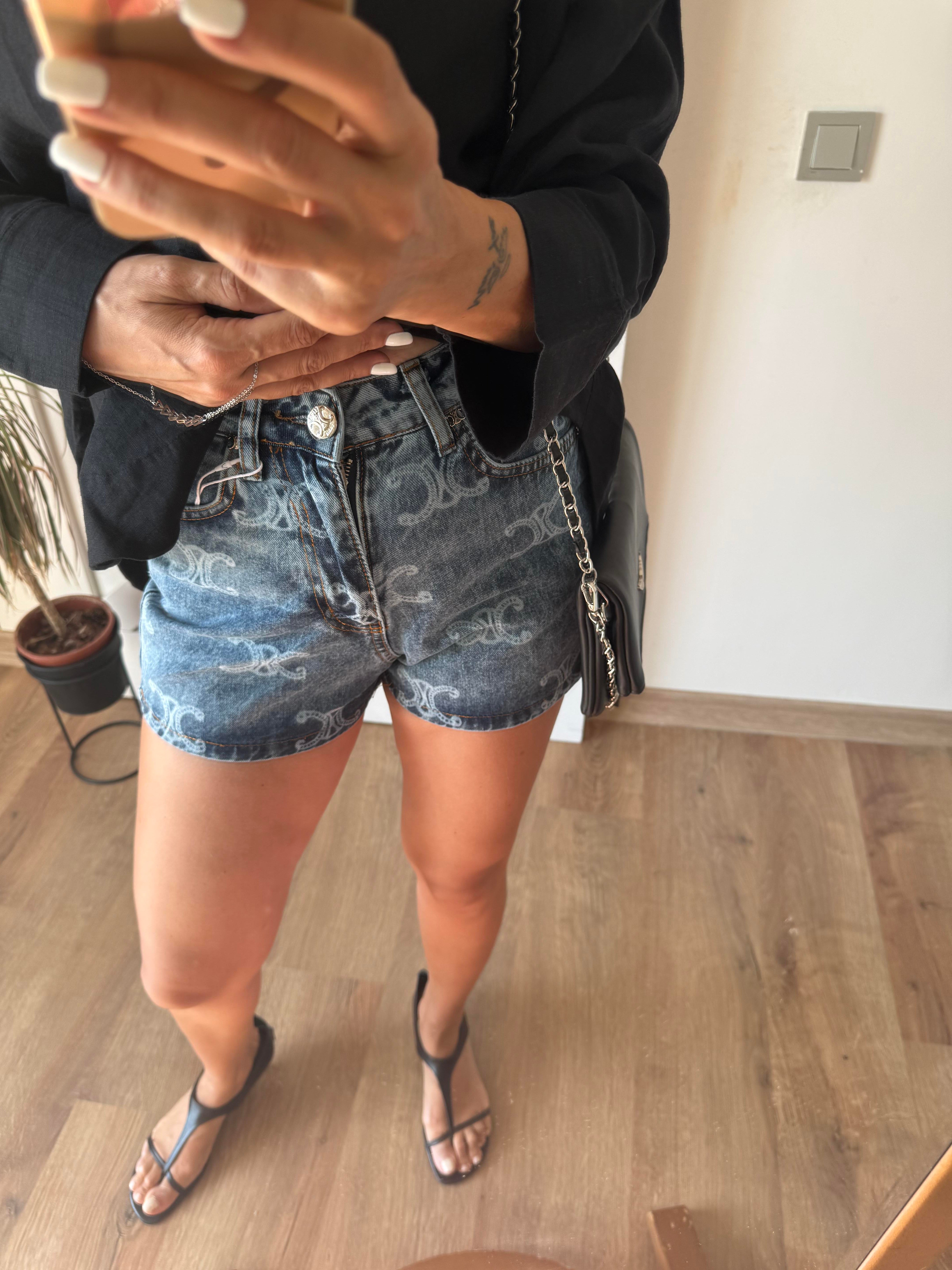 Premium Selin Mini Denim Şort