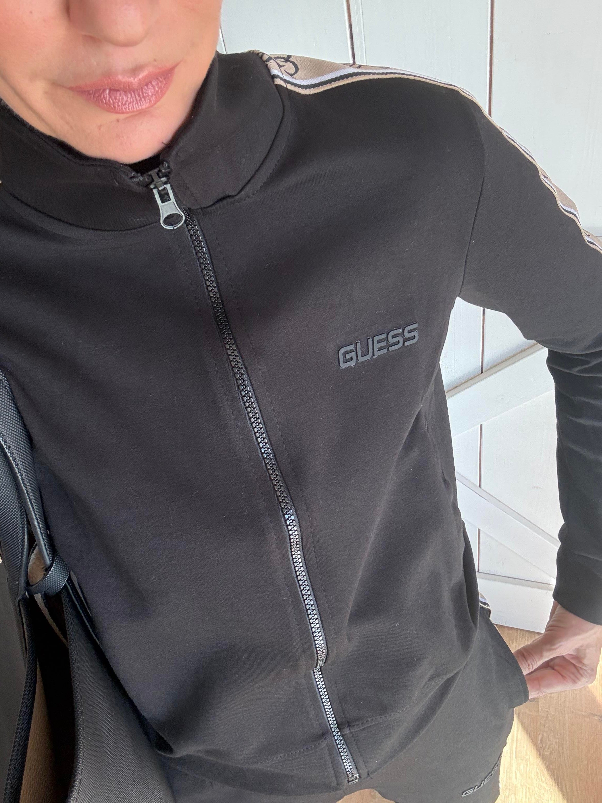 Premium Şeritli Fermuarlı Sweat Pantolon Takım