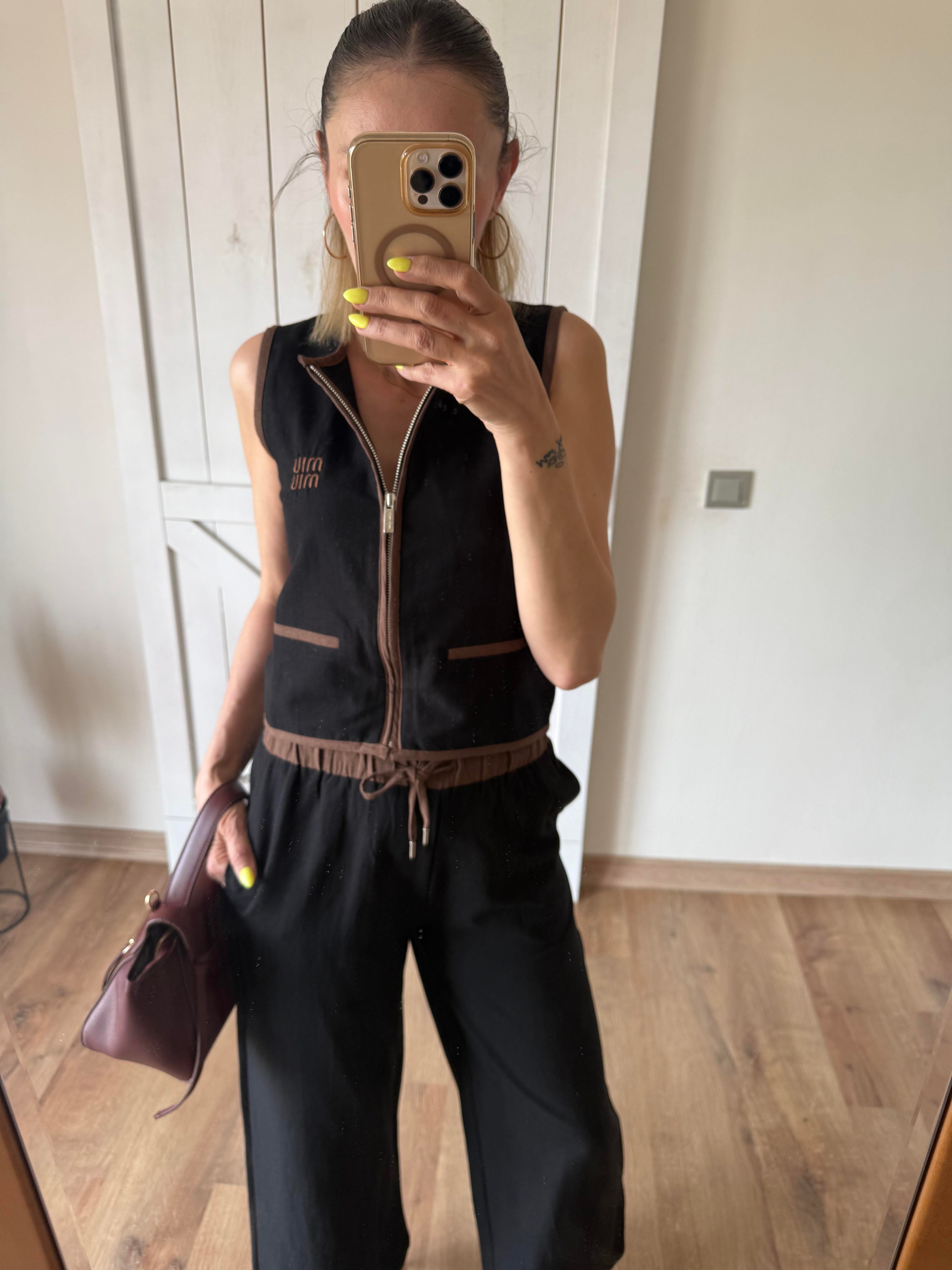 Premium Siyah  Şeritli Takım