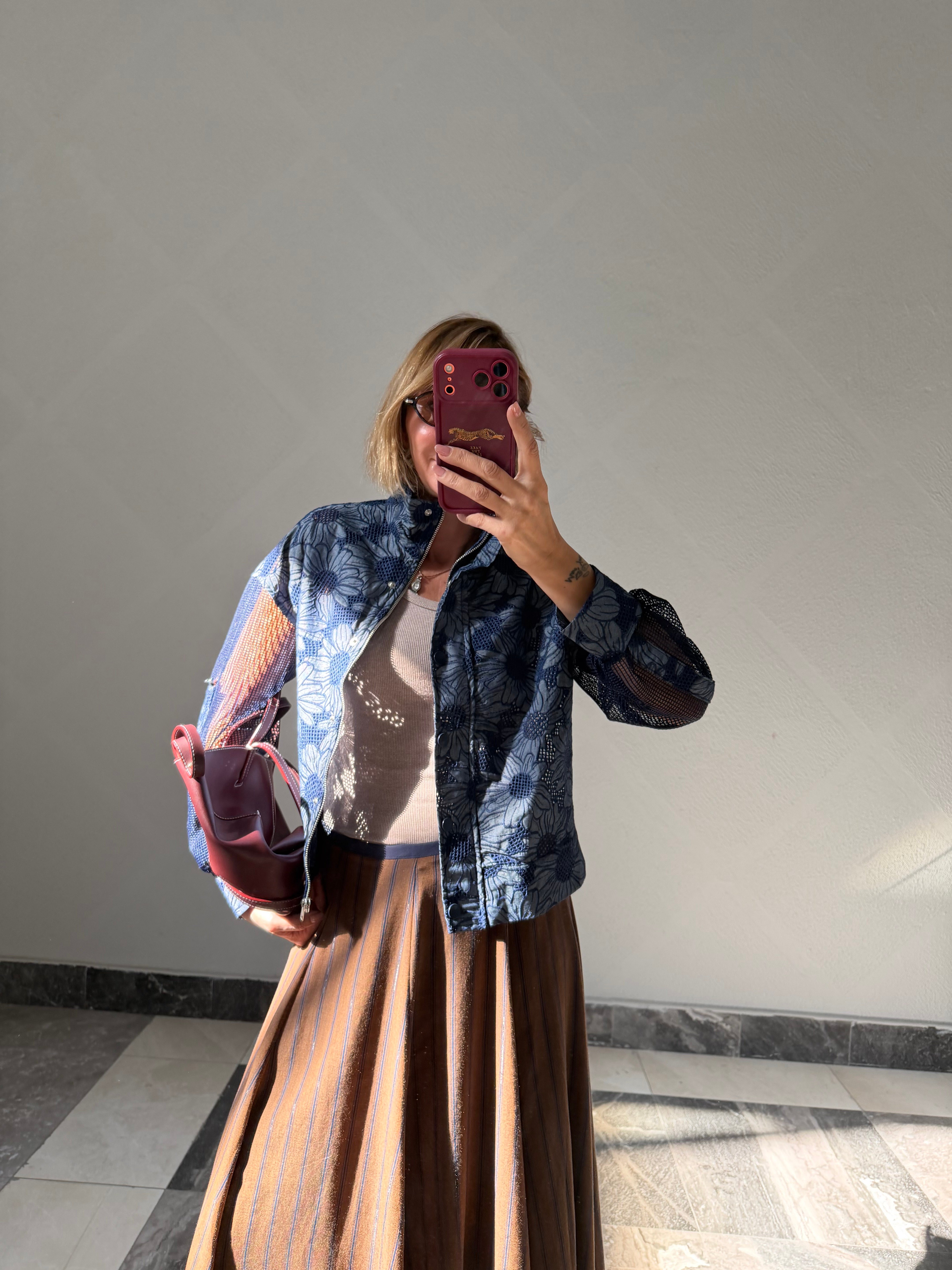 Premium Tasarım Fileli Ceket