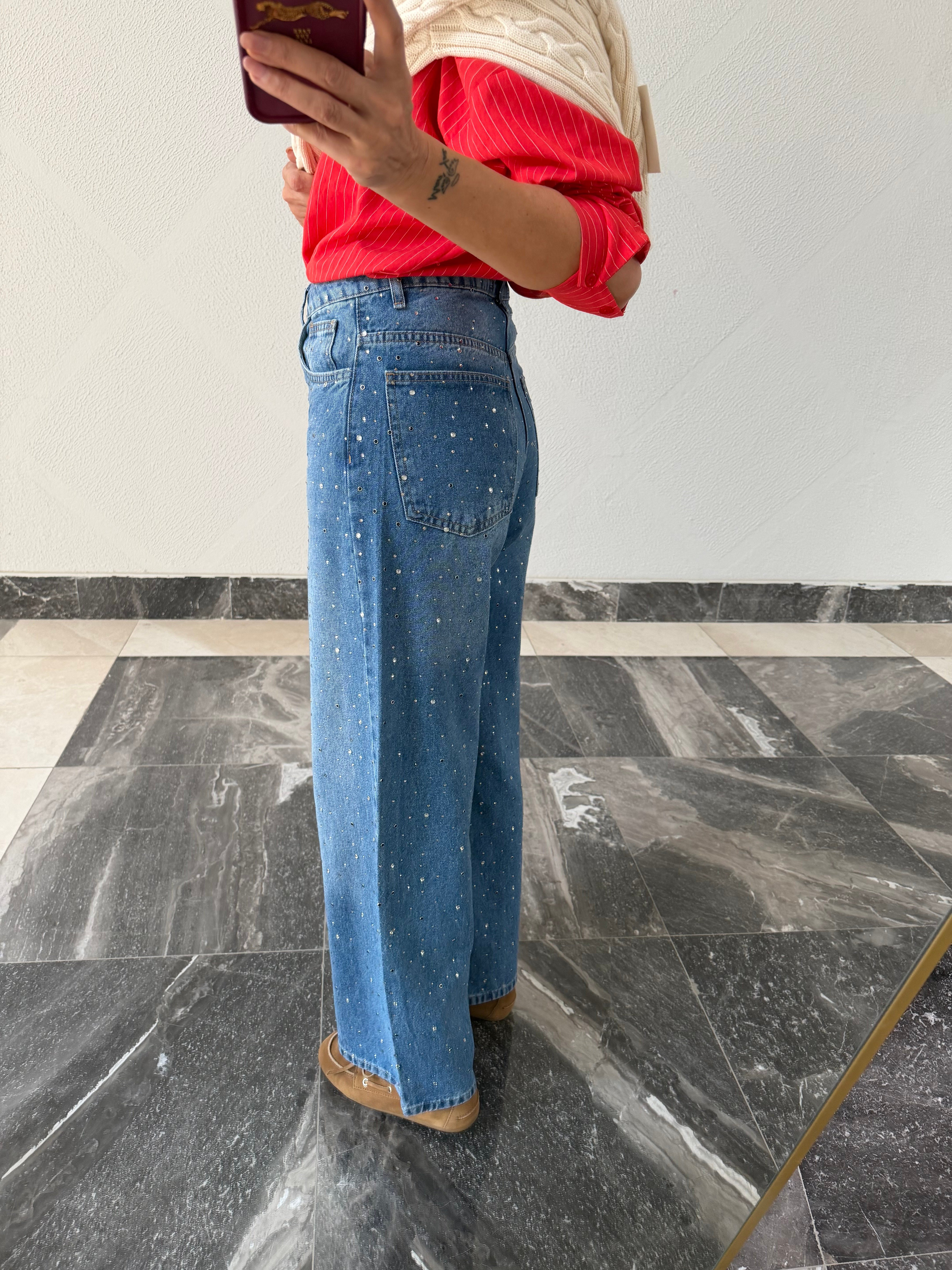 Premium Taşlı Yumuşak Denim