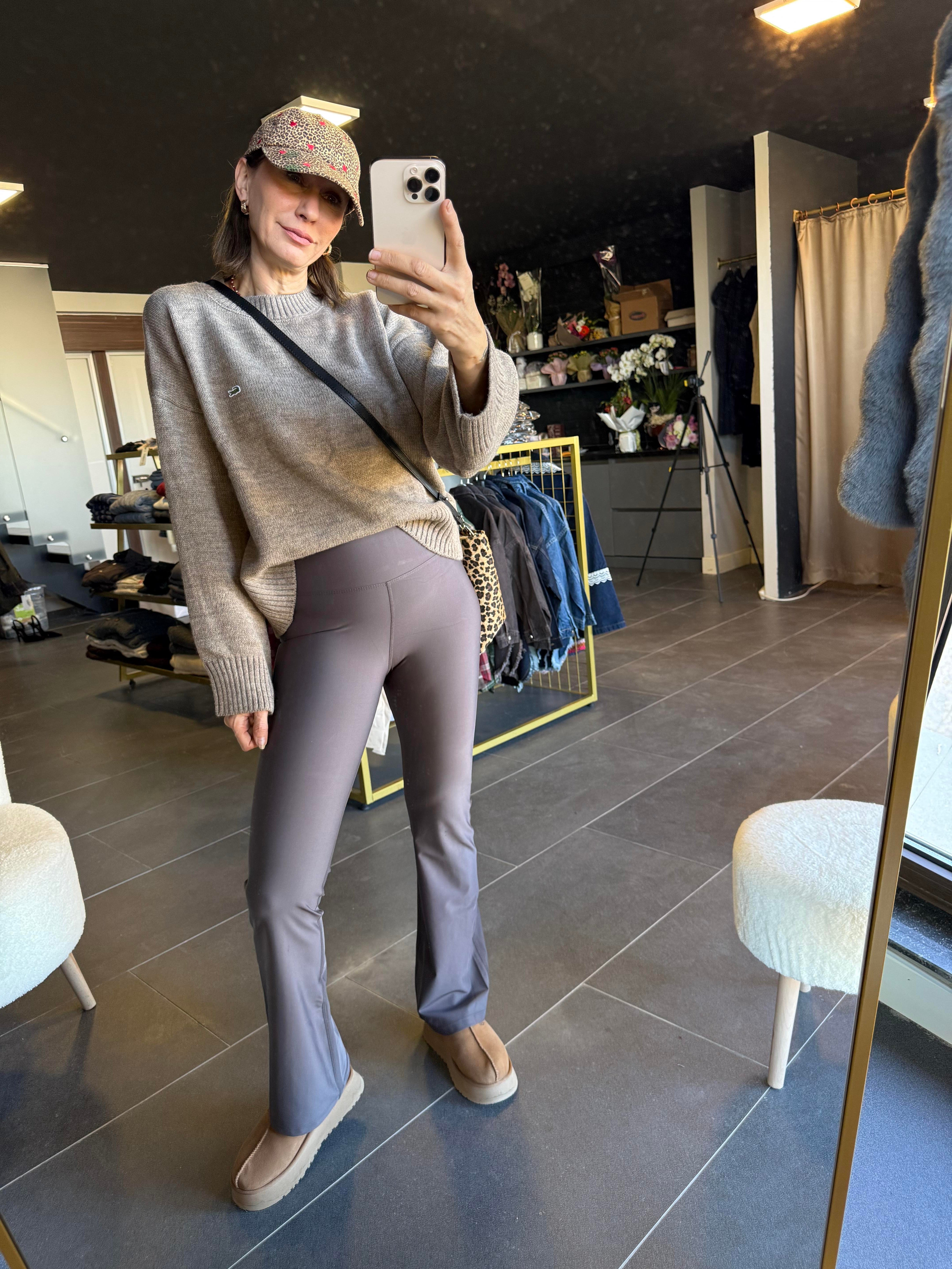 Purple Flare Aloha Çelik Tayt