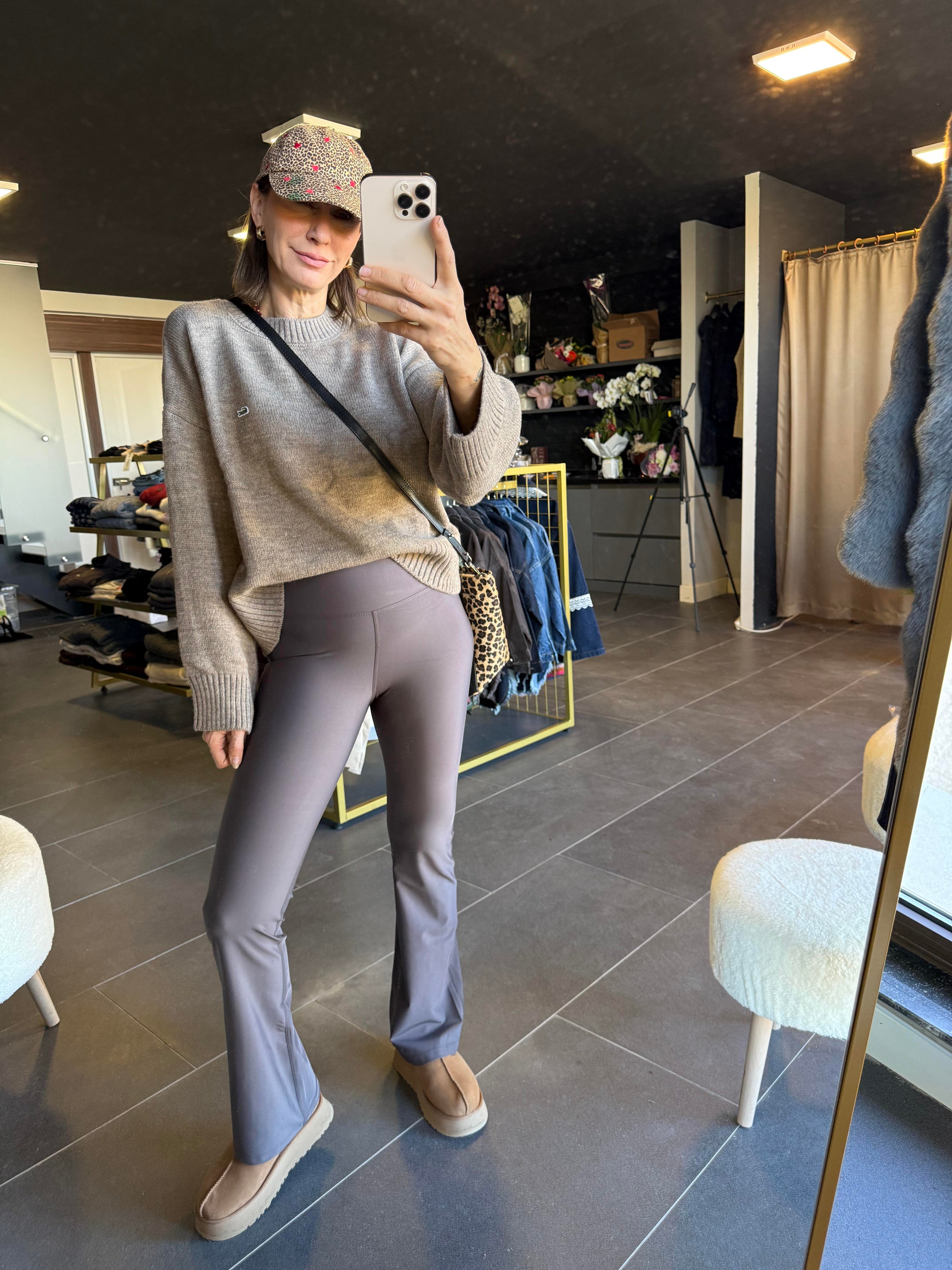 Purple Flare Aloha Çelik Tayt