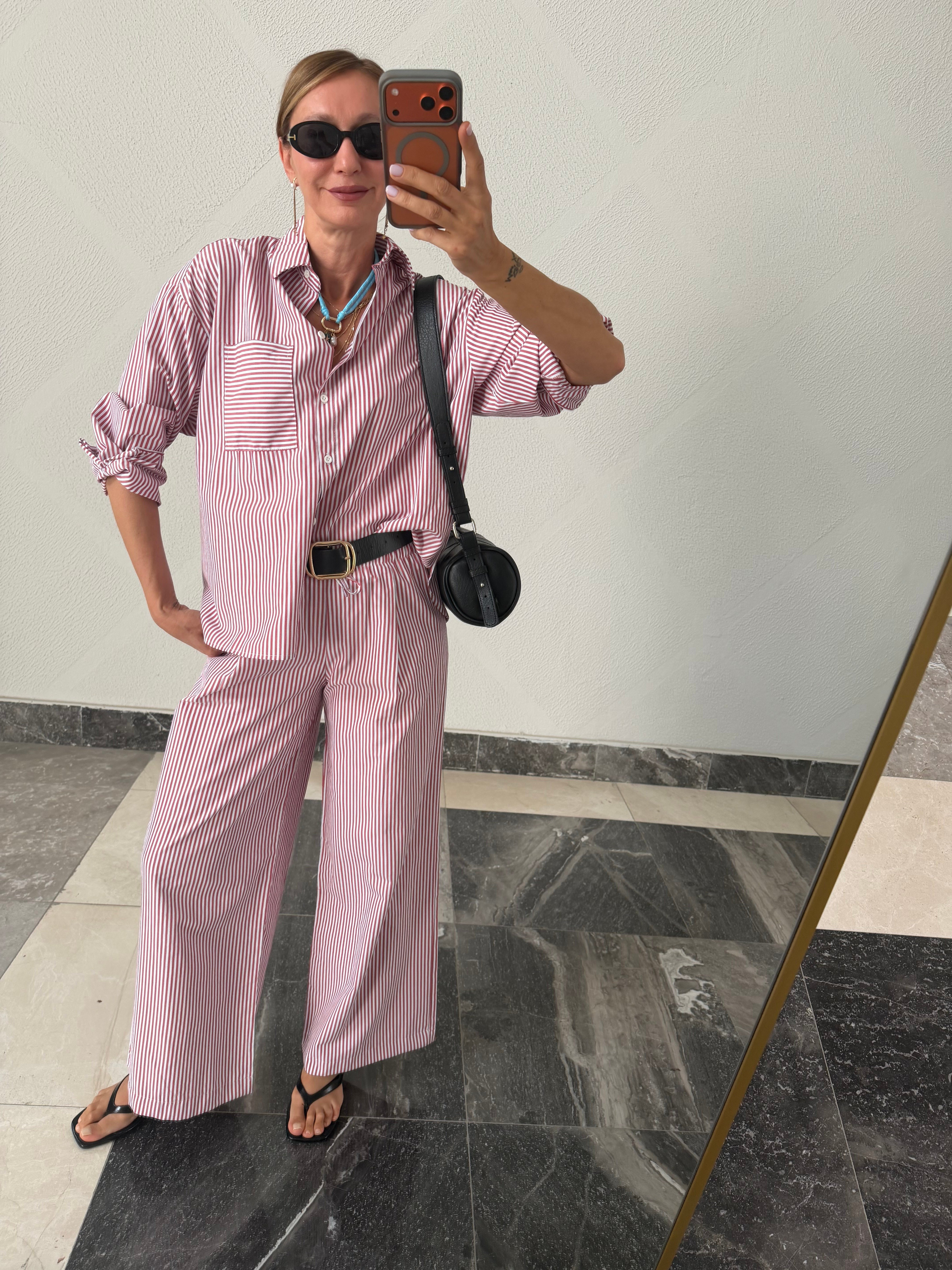 Rosalie Çizgili Takım