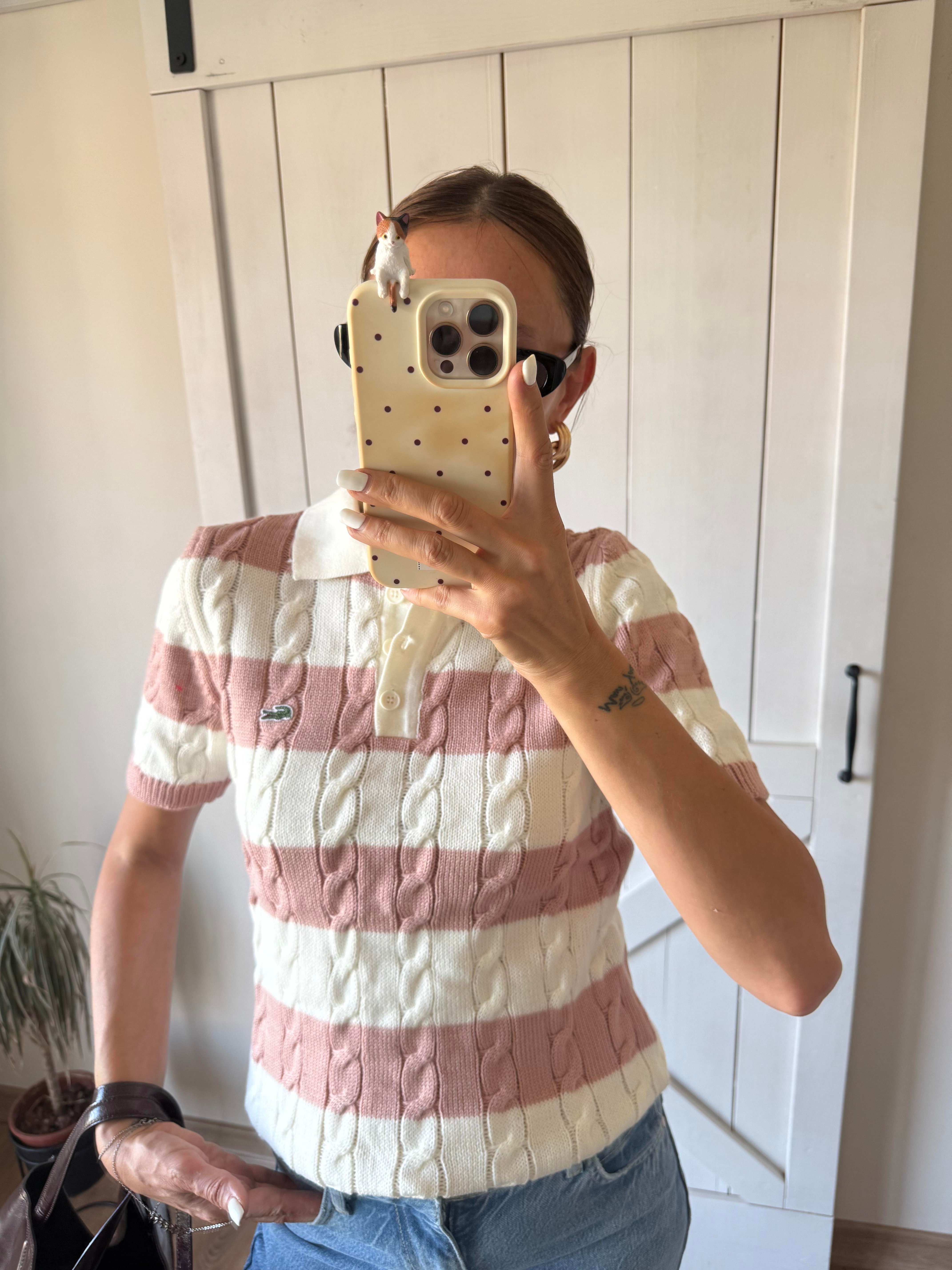 Saç Örgü Pudra Bluz