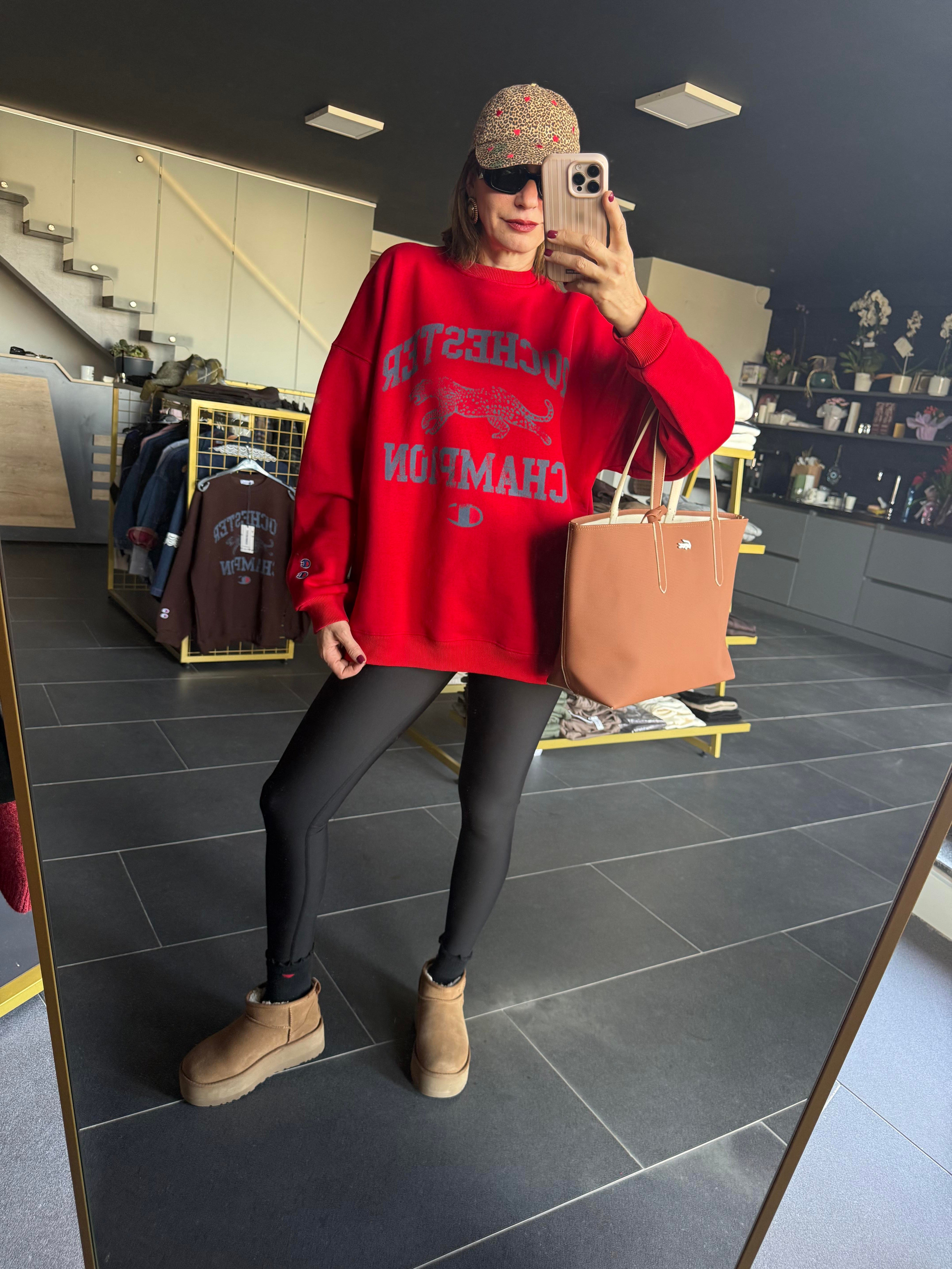 Şampiyon Kırmızı Sweatshirt