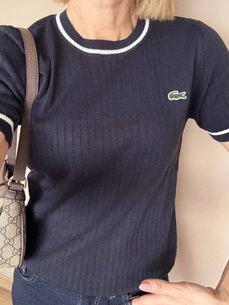 Sansy Nakış Ve Çizgi Detaylı Bluz